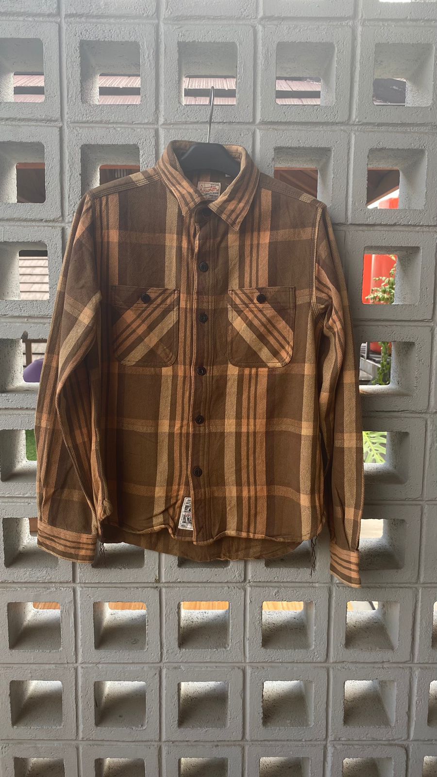 image of Union Made Houston Flannel in Brown, Men's (Size Medium)