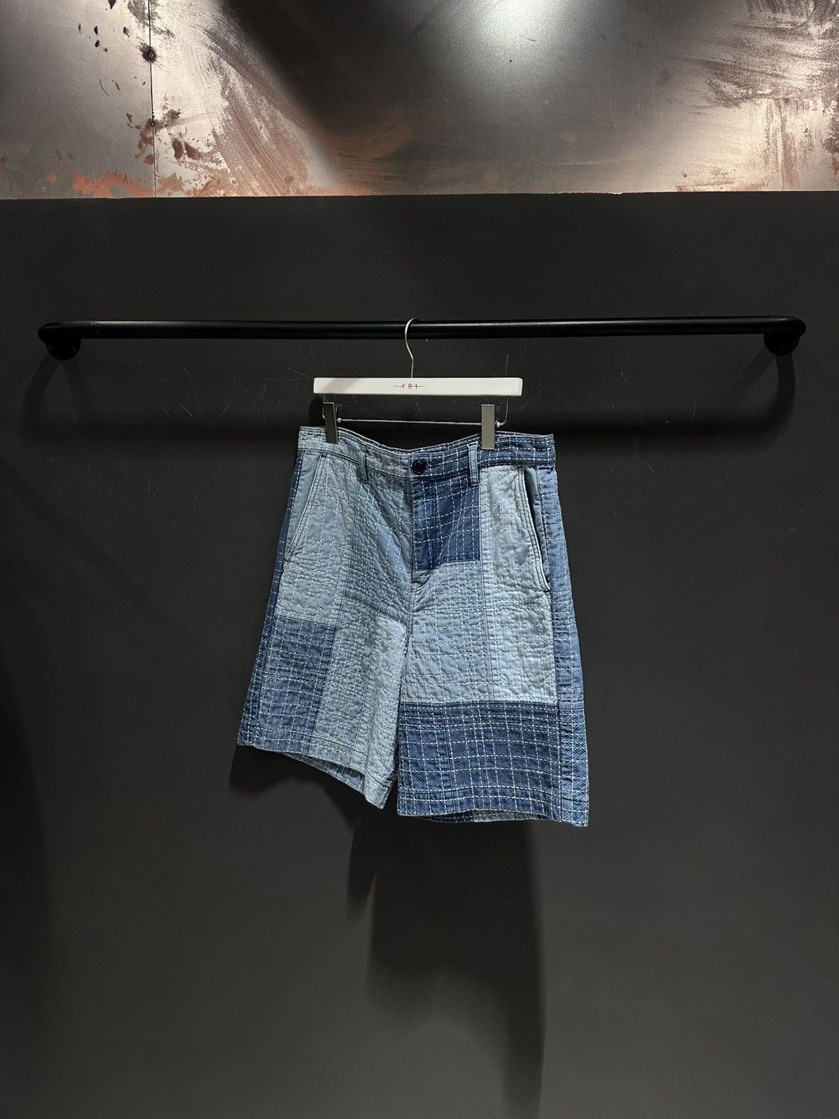 FDMTL Fdmtl Sashiko Patchwork short pants 7year wash Size US 32 / EU 48 - 1 Thumbnail