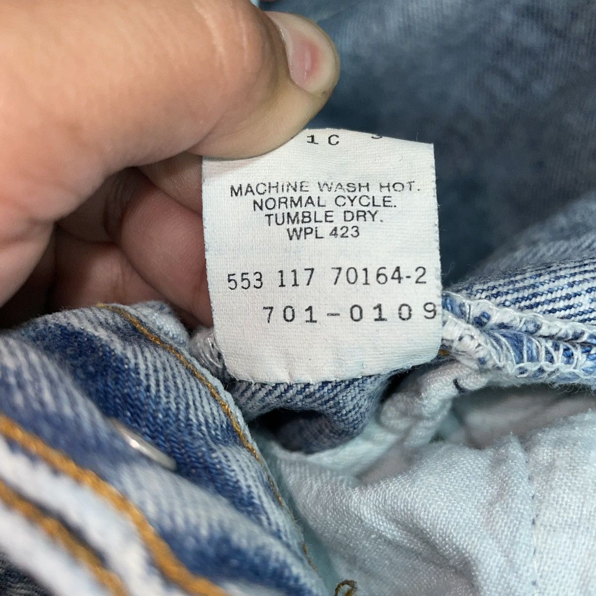 Levi's Vintage Clothing Levi’s 701-0109 XX Student Fit Made in USA Size US 28 / EU 44 - 4 Thumbnail