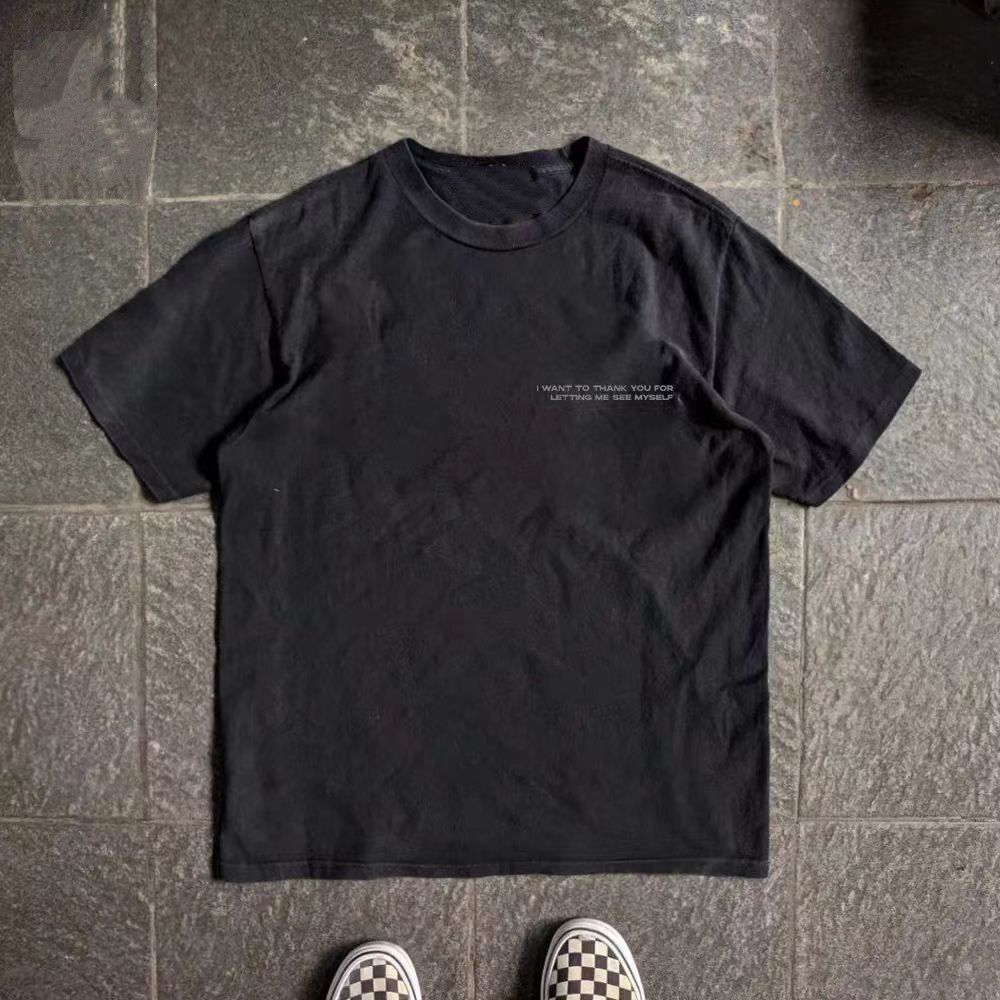 Vintage Black retro butterfly graffiti print T-shirt Size US M / EU 48-50 / 2 - 2 Thumbnail