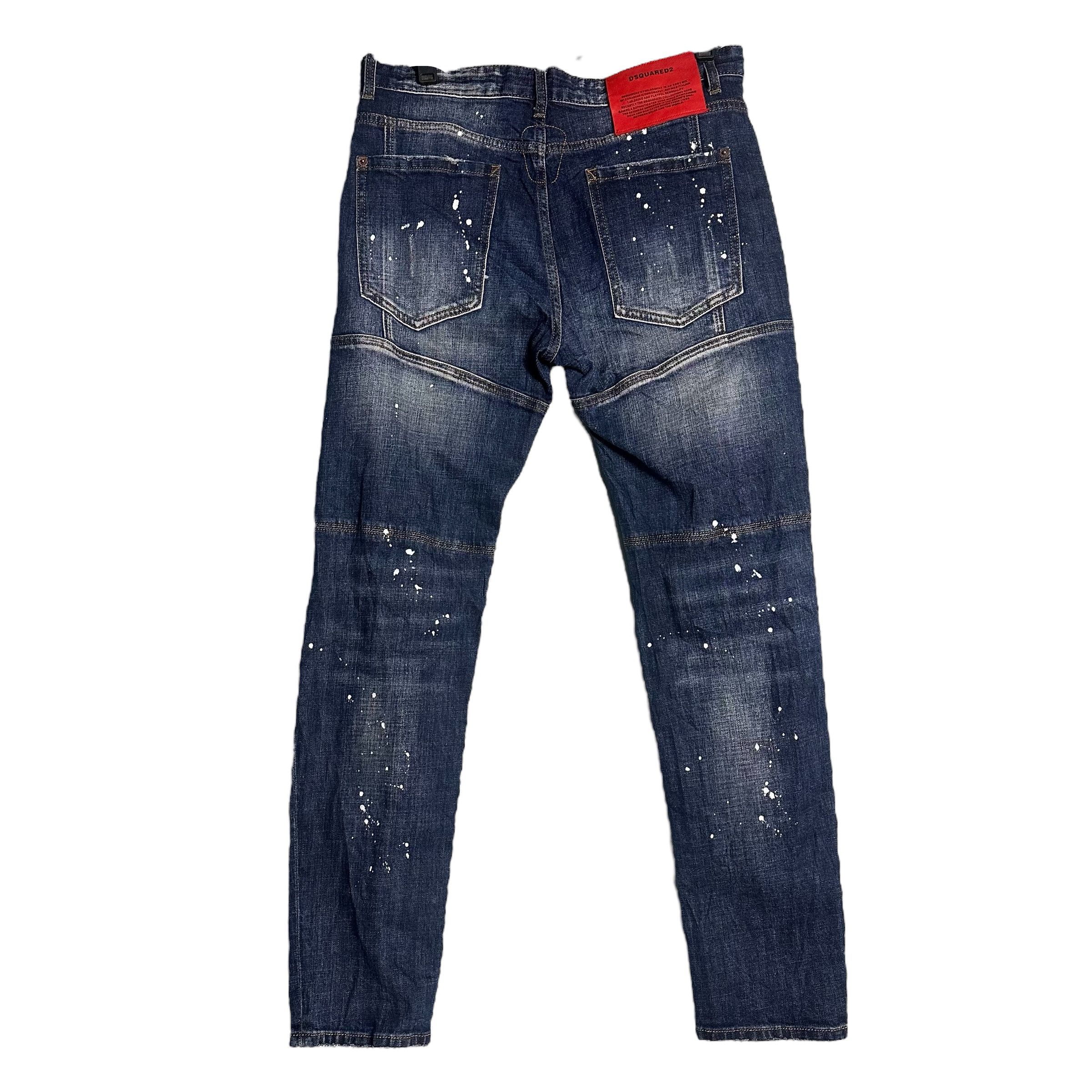 Dsquared2 🔥RARE🔥DsQuared2 Ripped and Painted Skinny Jeans Size US 34 / EU 50 - 4 Thumbnail