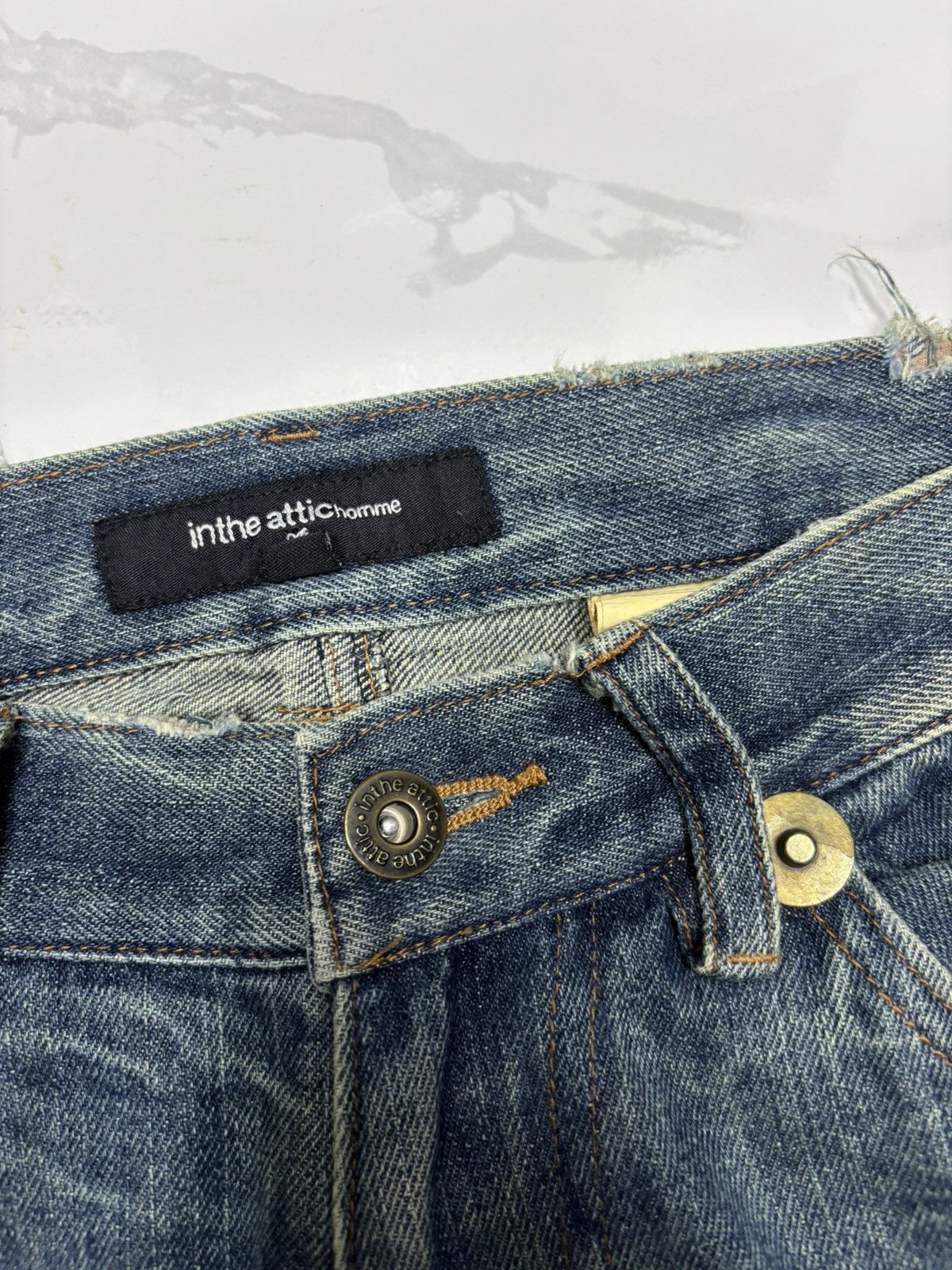 Hysteric Glamour × In The Attic × Junya Watanabe Vintage IN THE ATTIC Punk Bondage Multi Pocket Cargo Jeans Size US 29 - 12 Thumbnail
