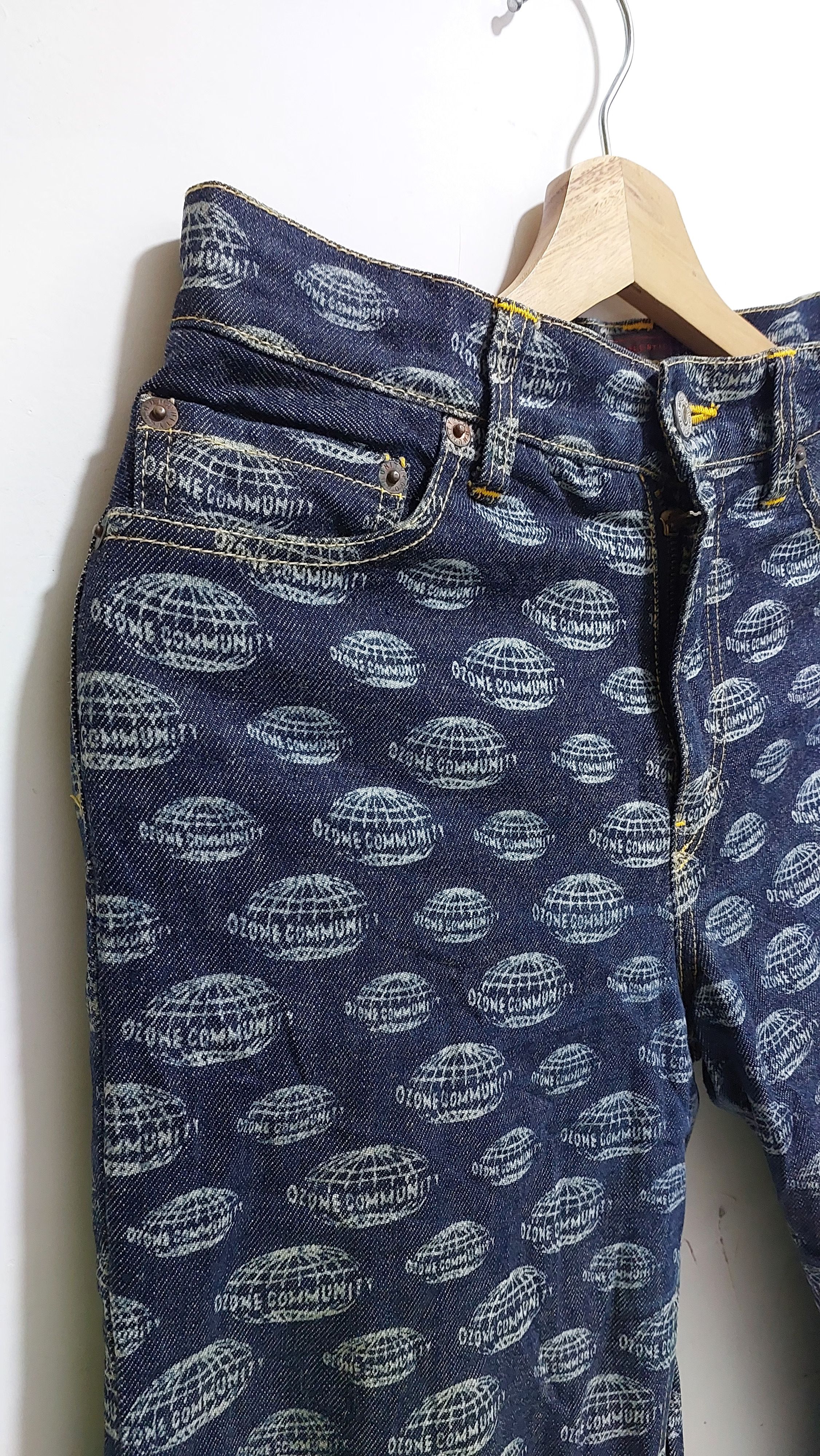 Japanese Brand OZONE COMMUNITY JAPAN JEANS PANT Size US 28 / EU 44 - 9 Thumbnail