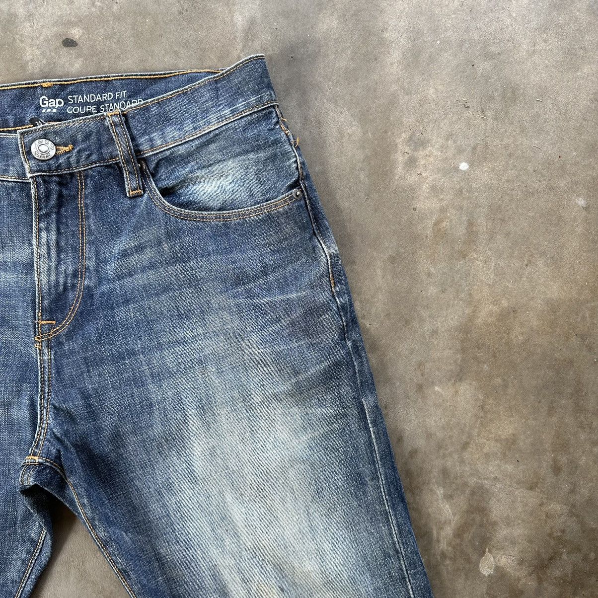 Japanese Brand Vintage Japanese Distressed Denim Faded Jean Pant Size US 31 - 5 Thumbnail