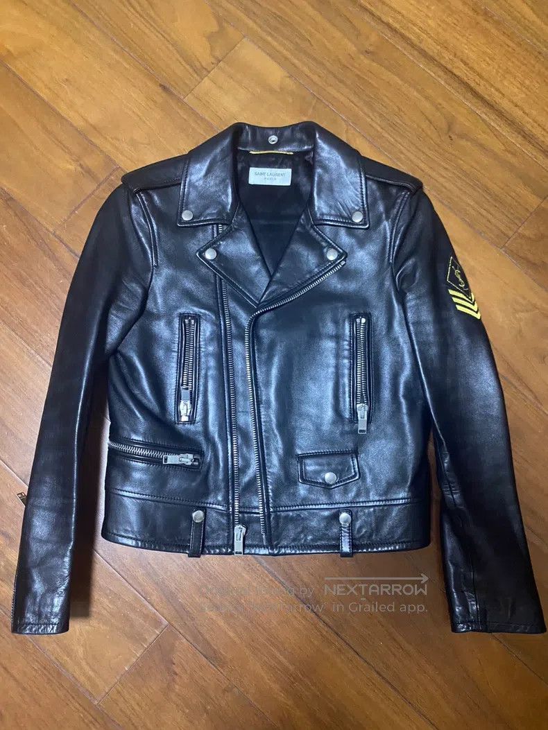Saint Laurent Paris Saint Laurent Paris Leather Jacket Size XS / US 0-2 / IT 36-38 - 1 Thumbnail