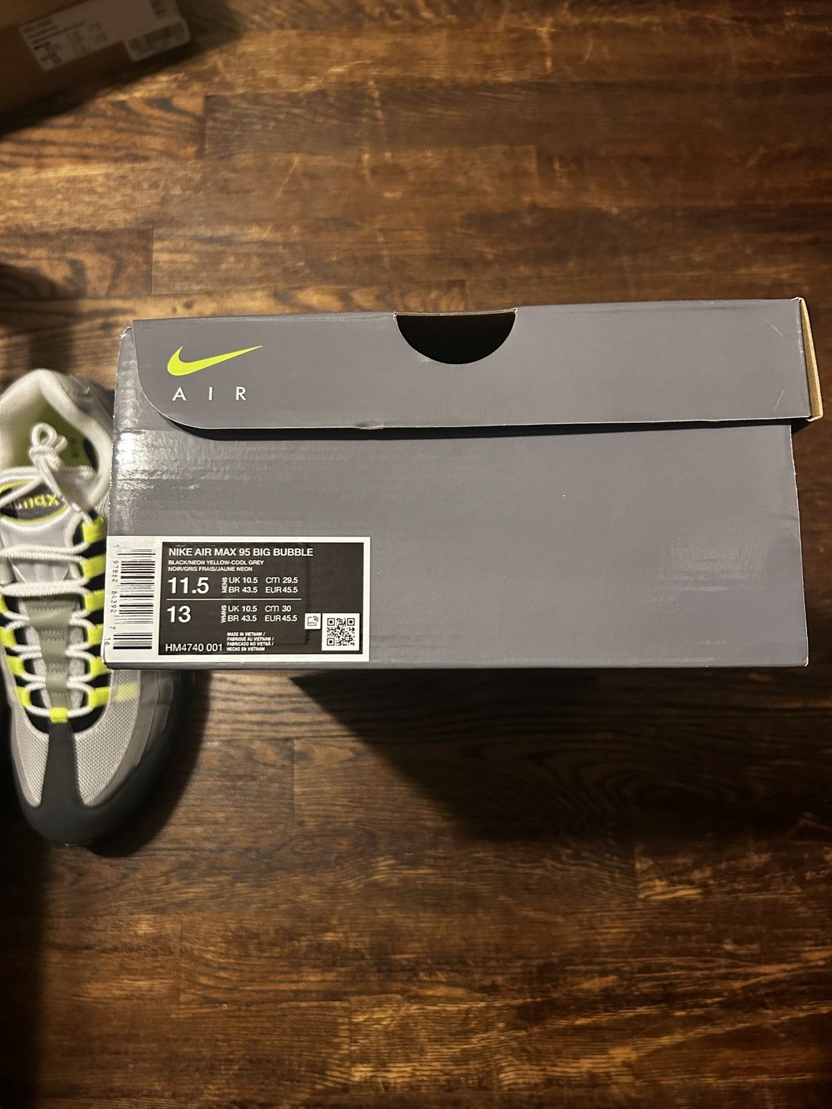 Nike Nike Air Max 95 Neon Big Bubble Size US 11.5 / EU 44-45 - 3 Thumbnail