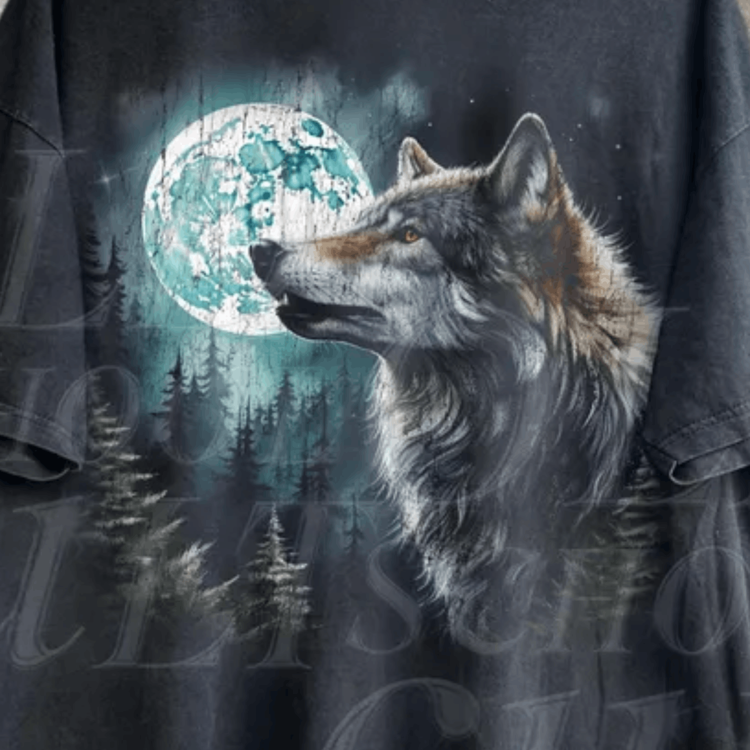 Japanese Brand × Vintage Vintage Wolf 90s Graphic Shirt, Wolf Lovers Retro Tee Size US L / EU 52-54 / 3 - 2 Thumbnail