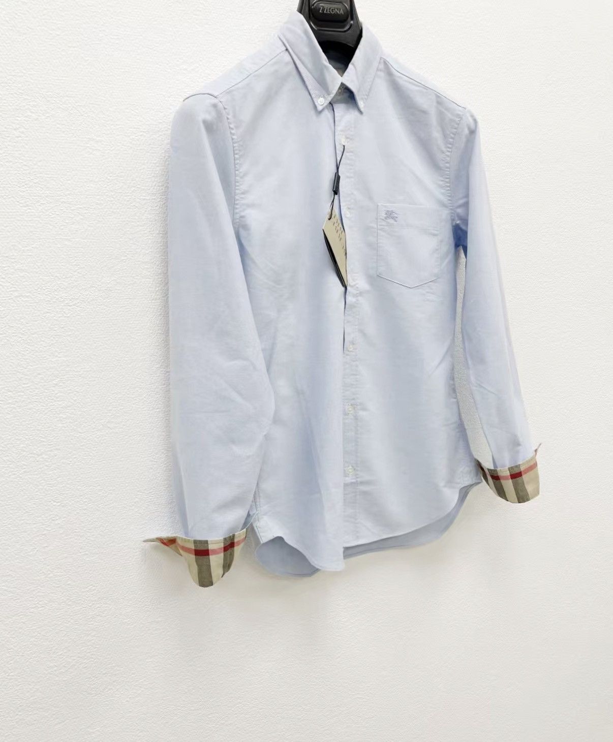Burberry BURBERRY 100% Cotton Long Sleeve Shirt J30 Size US S / EU 44-46 / 1 - 2 Thumbnail