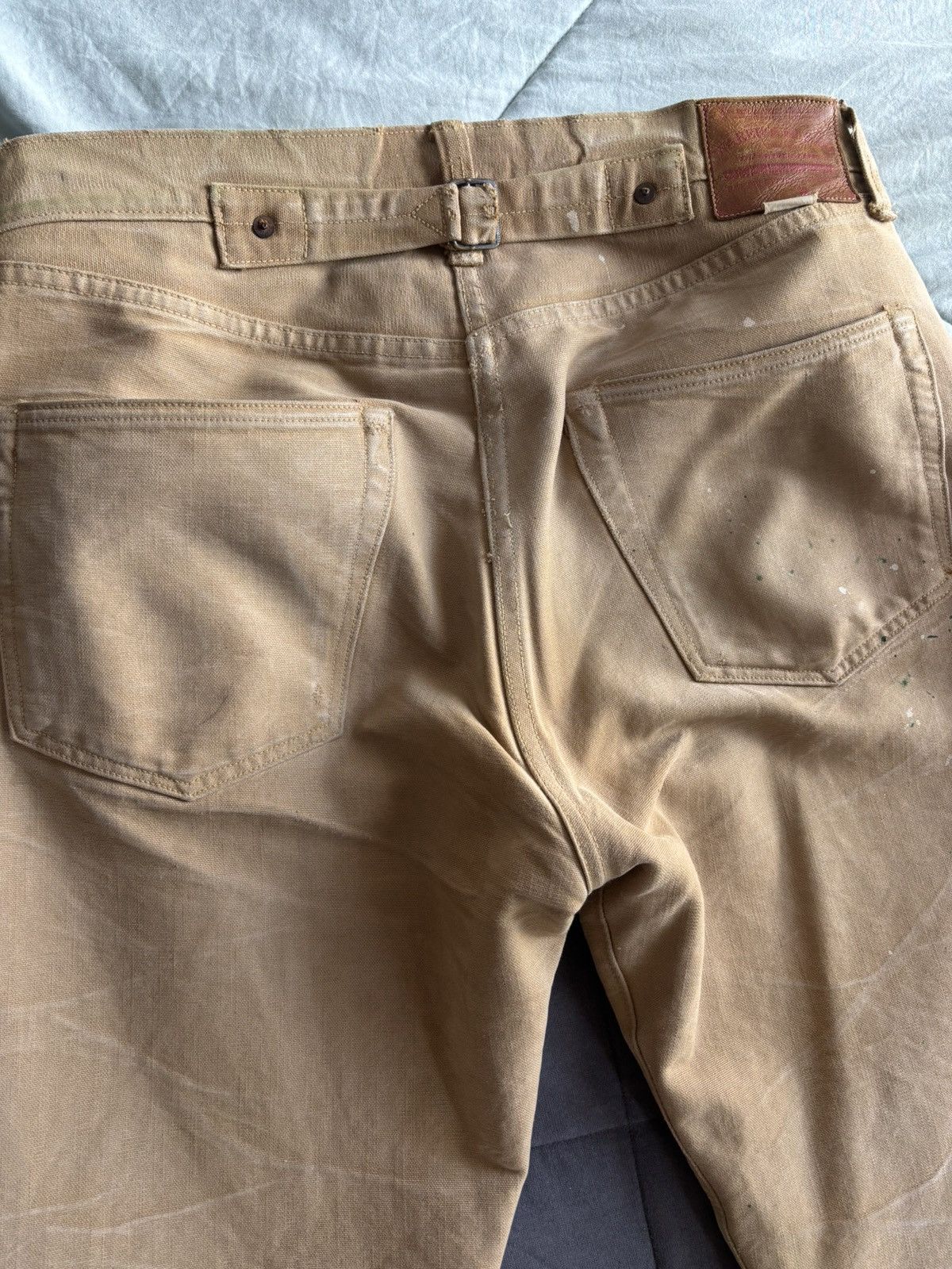 Warehouse & Co. WW2 40s Reissue Duck Canvas Pants Size US 32 / EU 48 - 4 Thumbnail