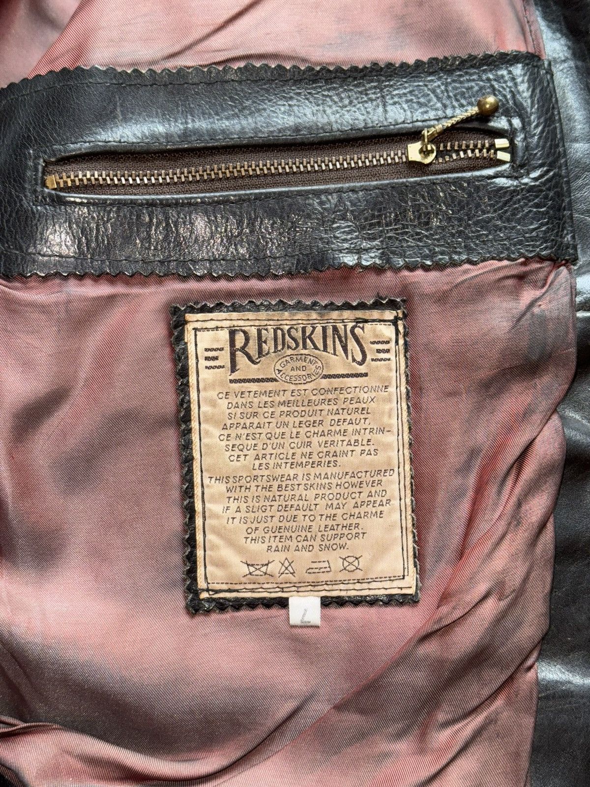 Other REDSKINS Steerhide Leather Jacket – Riders Patch Edition Size US L / EU 52-54 / 3 - 16 Thumbnail