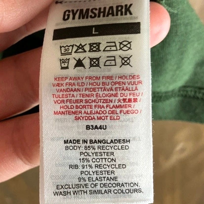 Gymshark Gymshark Womens Shirt Green Long Sleeve Activewear Crew Neck Pullover Large Size L / US 10 / IT 46 - 7 Thumbnail