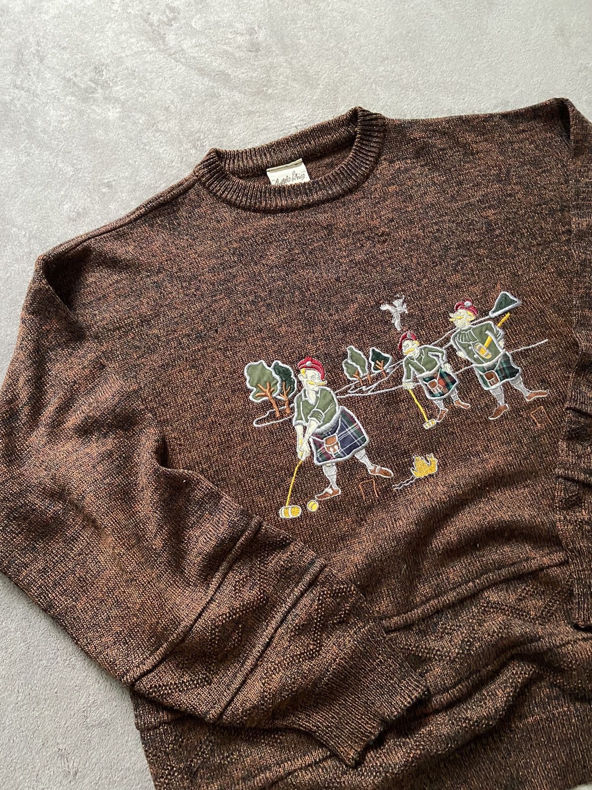 Angelo Litrico × Japanese Brand × Vintage Angelo Litrico vintage Knit-sweater 90s retro y2k Size US XL / EU 56 / 4 - 4 Thumbnail