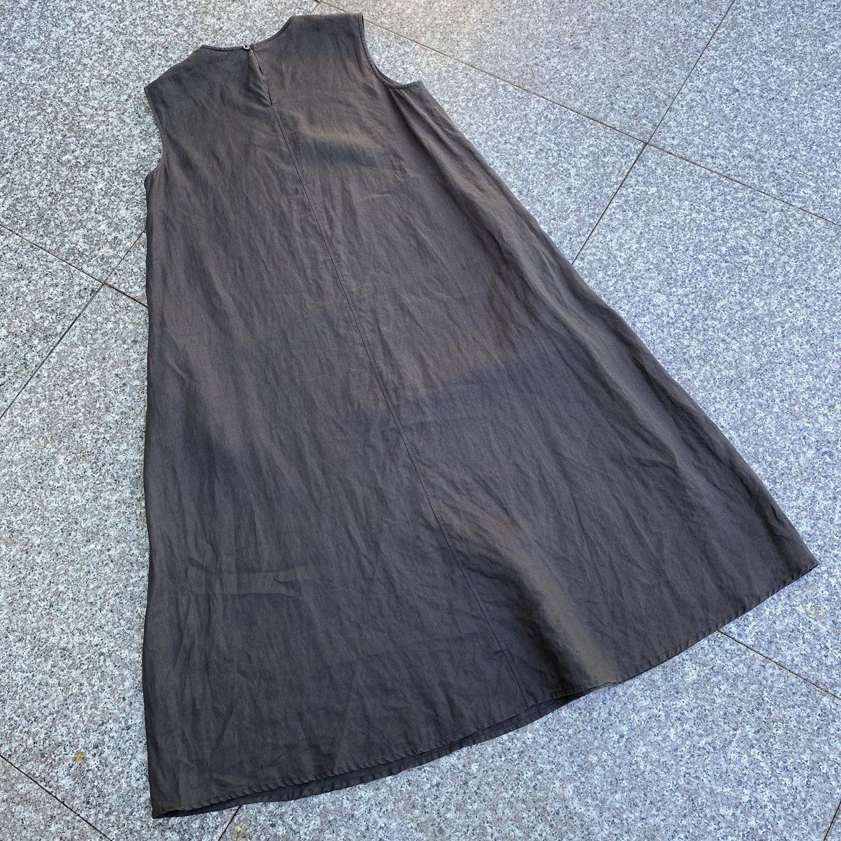 Muji Muji 10% linen boho dress Size S / US 4 / IT 40 - 2 Thumbnail