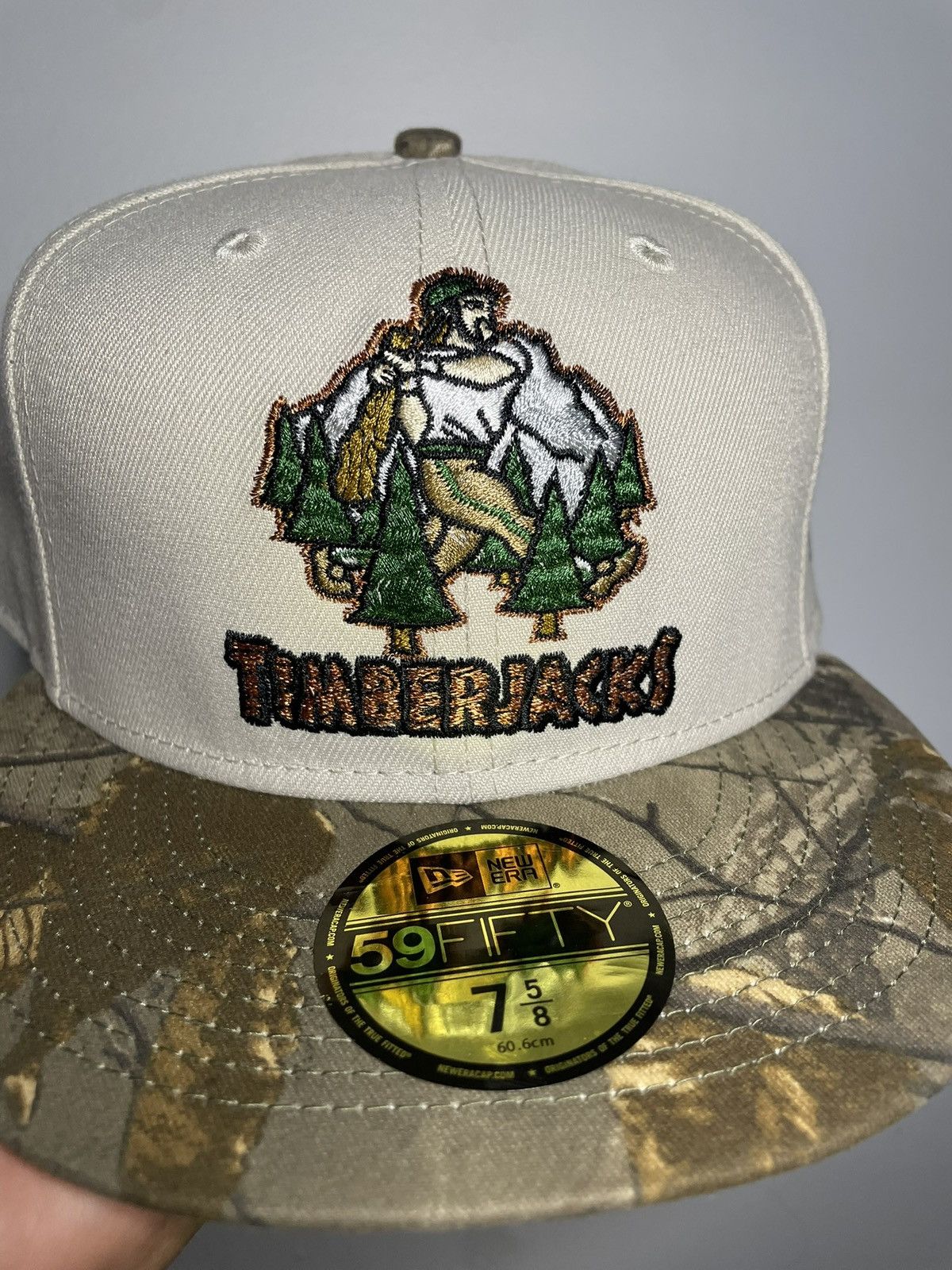 New Era sz 7 1/2 Brand New MiLB Southern Oregon Timberjacks Fitted Size ONE SIZE - 2 Thumbnail