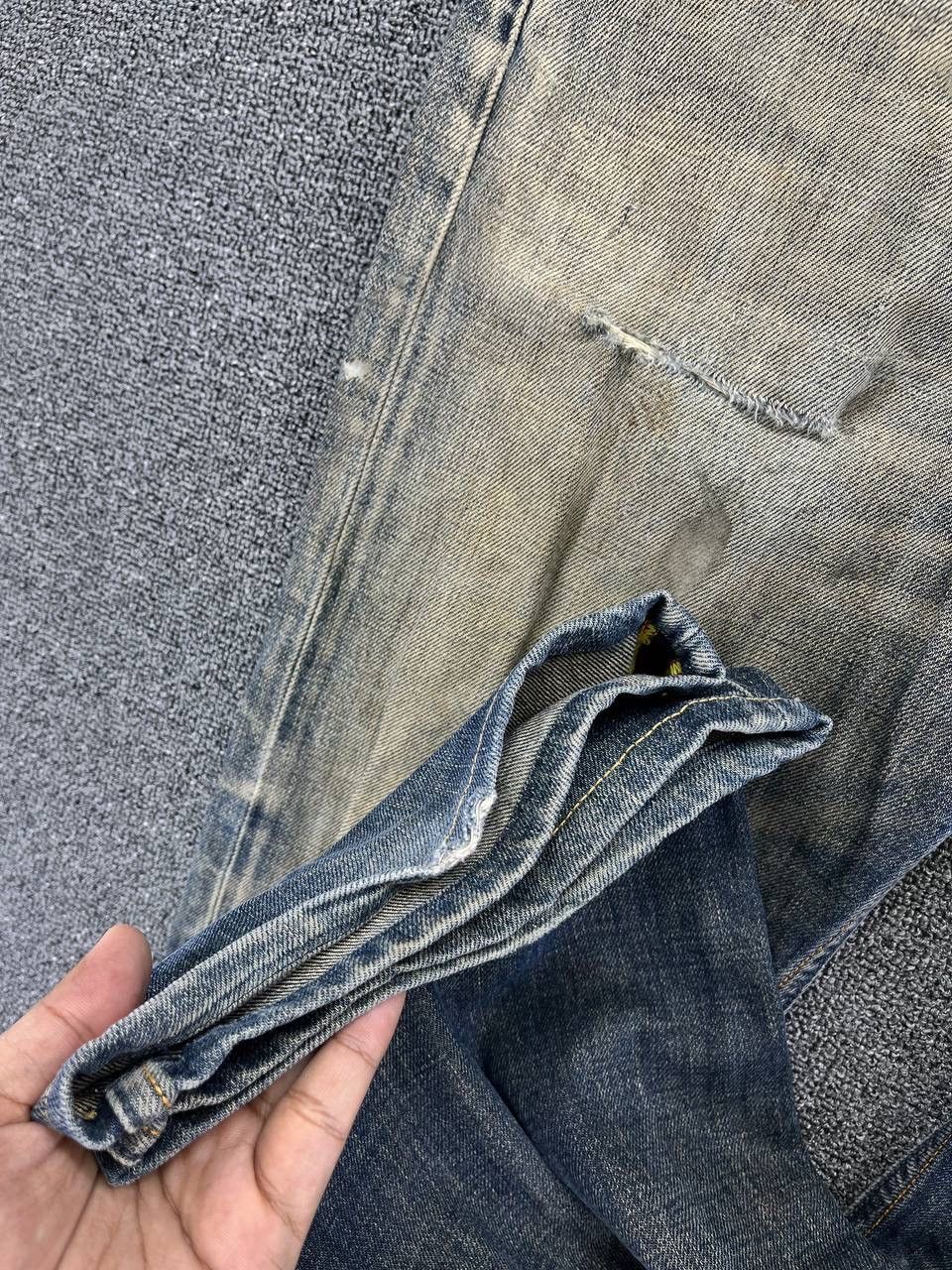 Diesel Vintage 90s Diesel Rare Punk Jeans Denim Pants Size US 29 - 11 Thumbnail