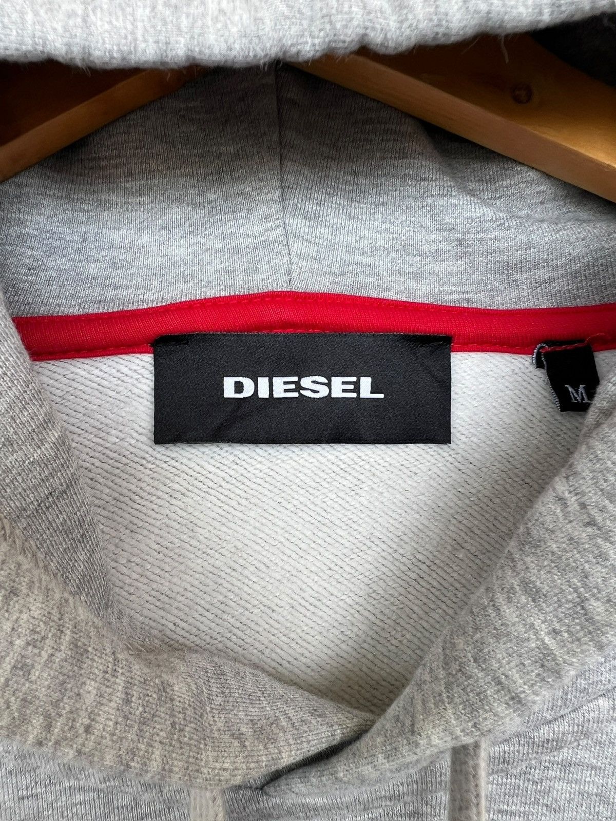 Diesel Diesel Box Logo Baggy Boxy Grey Hoodie Size US M / EU 48-50 / 2 - 5 Thumbnail