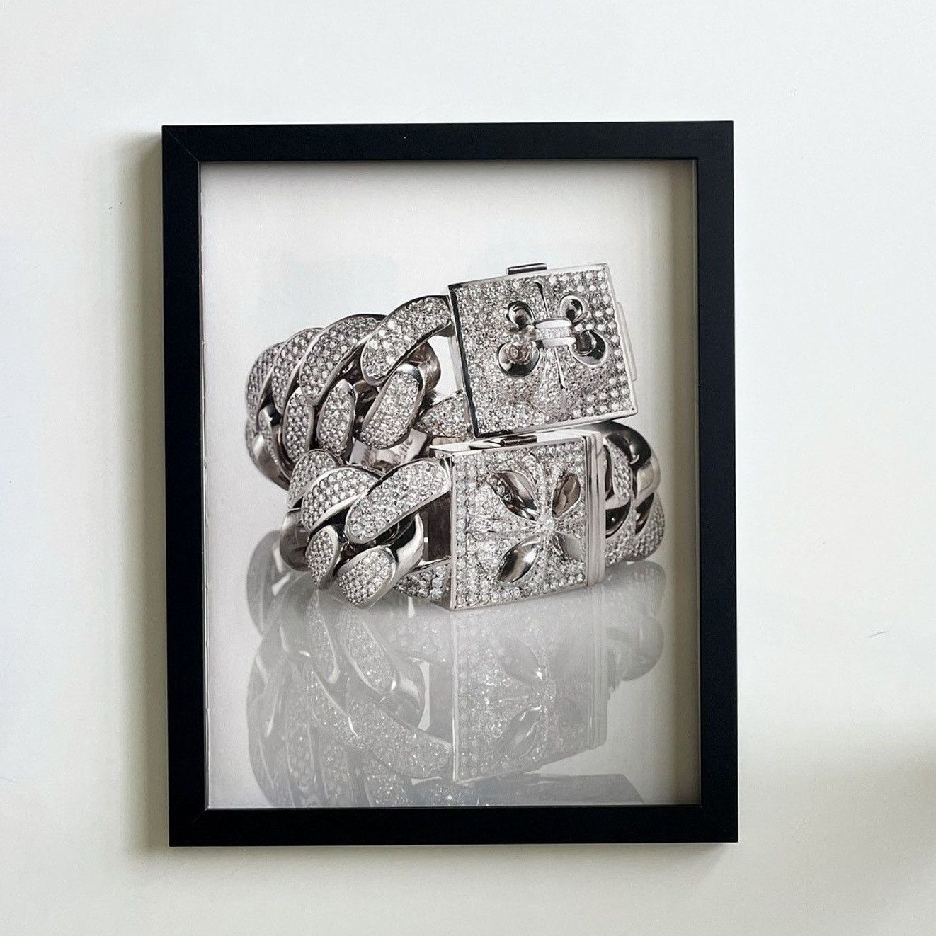 Chrome Hearts Chrome Hearts chain photo Poster framed 9x11 Size ONE SIZE - 1 Thumbnail