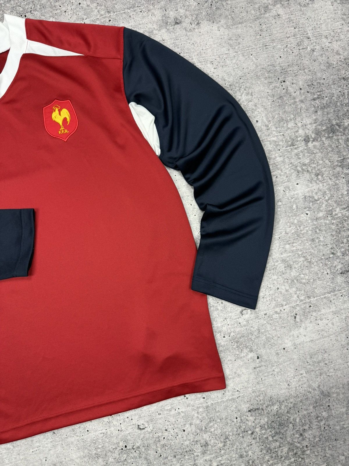 Nike × Vintage Vintage Nike Y2K 2004 France National Team Longsleeve Jersey Size US XL / EU 56 / 4 - 3 Thumbnail