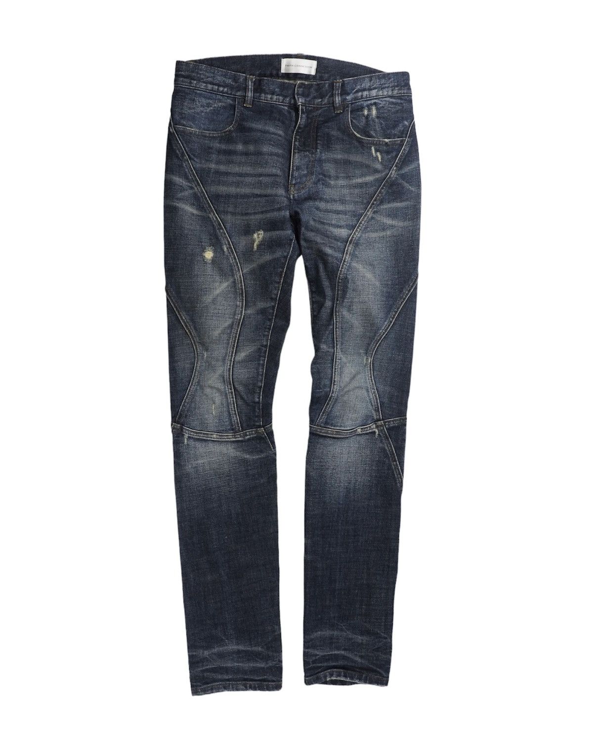 Image of Faith Connexion Biker Jeans in Denim, Men's (Size 31)