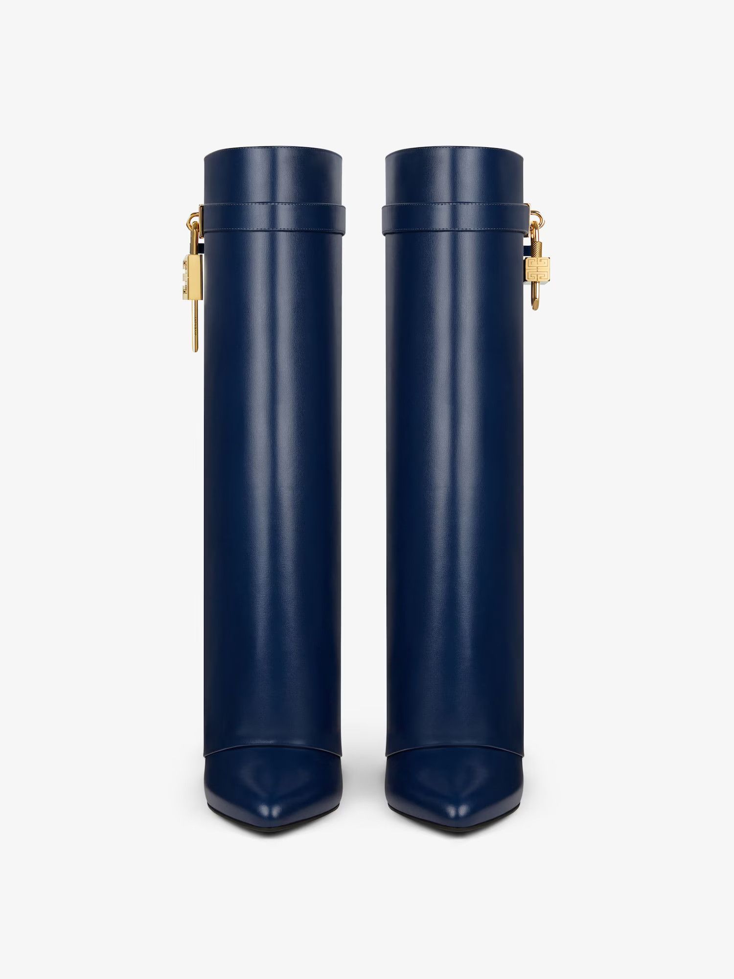 Givenchy oc11z0725 Shark Lock Boots in Blue Size US 8 / IT 38 - 3 Thumbnail