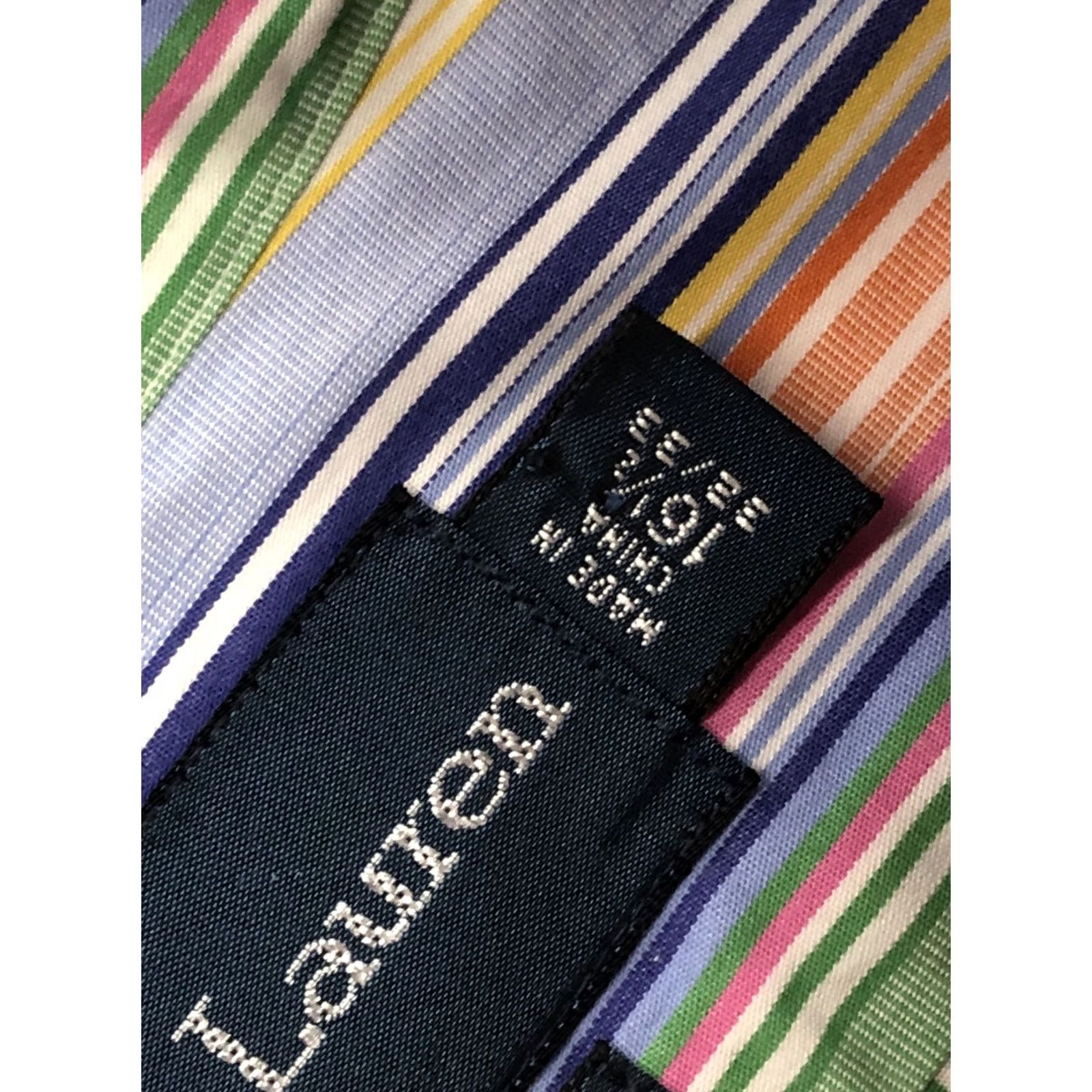 Ralph Lauren Ralph Lauren Polo Long Sleeve Button Shirt Striped Classic Fit 16 1/2 32/33 Men Mens Dress Shirt Pony Multicolor Ser Size US XL / EU 56 / 4 - 3 Thumbnail