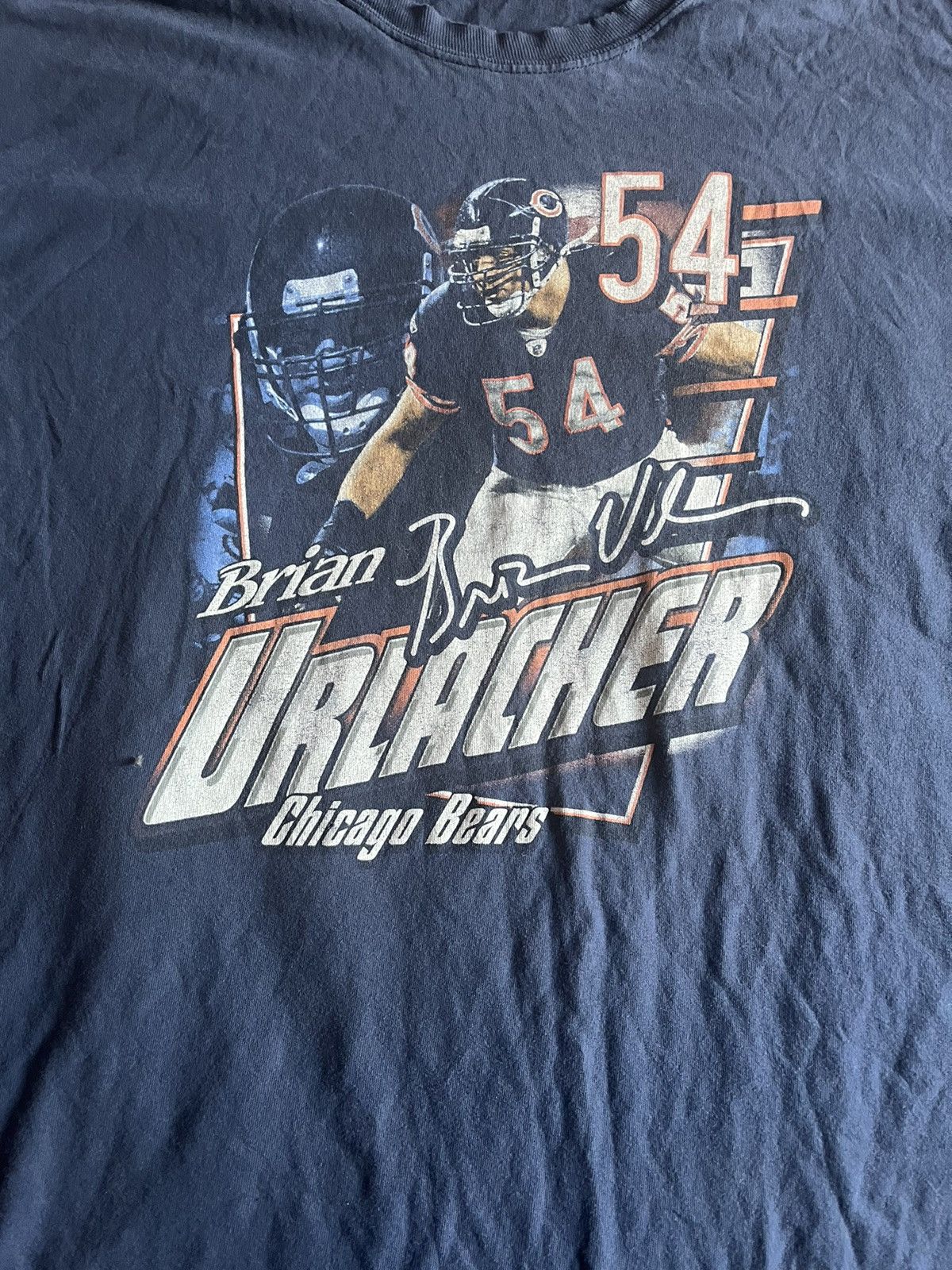 NFL × Vintage Brian Urlacher Vintage Chicago Bears Tee Size US XL / EU 56 / 4 - 2 Thumbnail