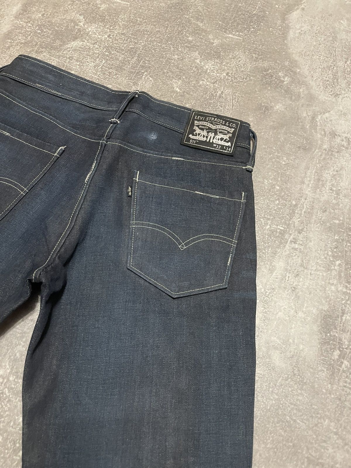 Levi's Vintage Levis Black Tab Distressed Heavy Denim Jeans 32/34 Size US 32 / EU 48 - 8 Thumbnail