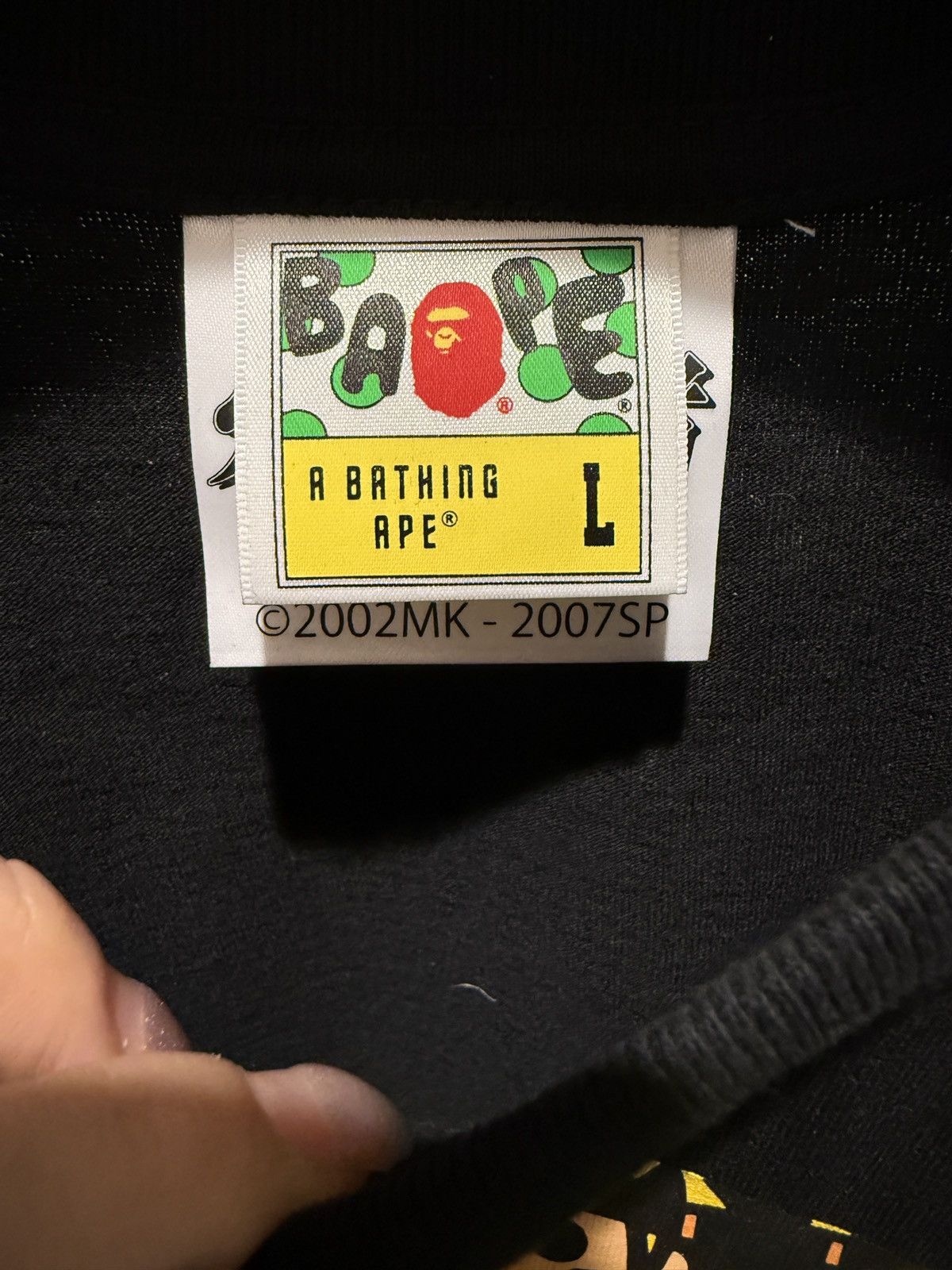 Bape BAPE x Naruto Ape Head Tee Black Brand New Size US L / EU 52-54 / 3 - 4 Thumbnail