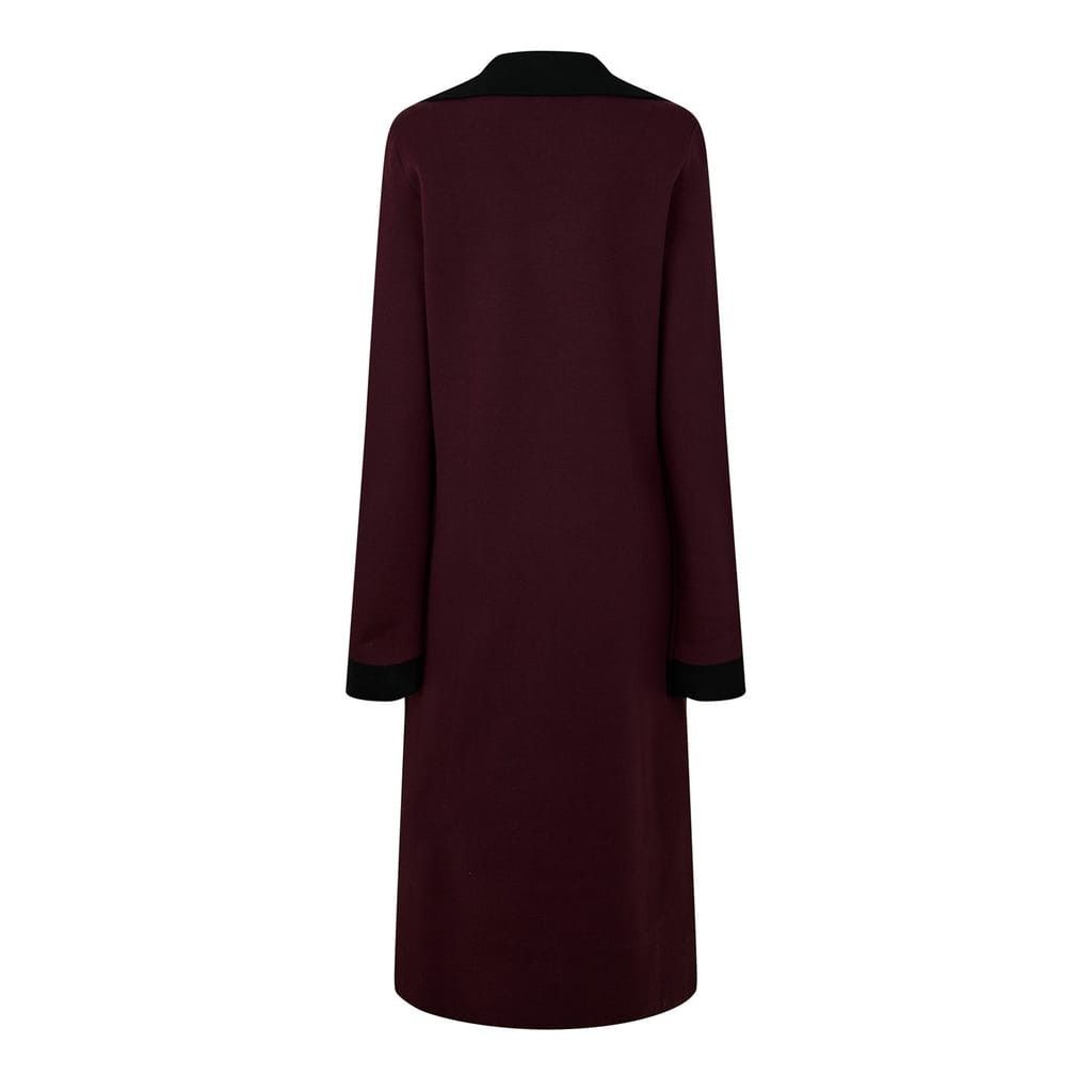 Bottega Veneta Bottega Veneta V-Neck Midi Dress in Black Size M / US 6-8 / IT 42-44 - 3 Thumbnail