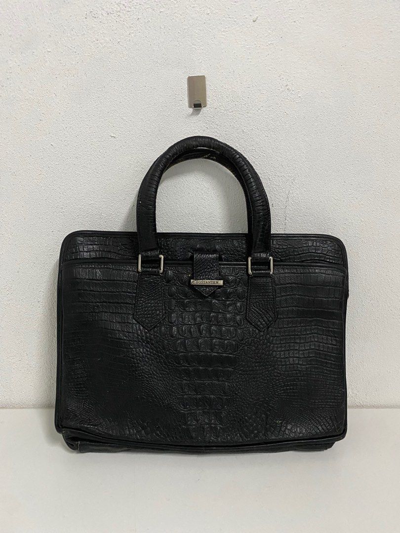 Vintage Bostanten Leather Office Bag Size ONE SIZE - 2 Thumbnail