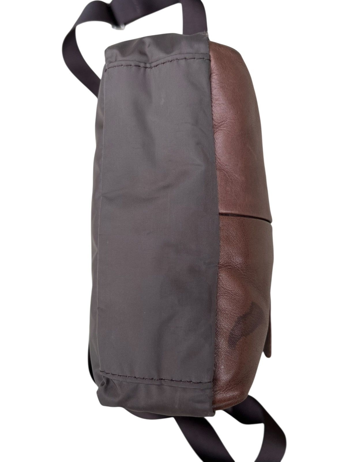Yohji Yamamoto Vintage 2000 Yohji Yamamoto Y’saccs Hybrid Leather Sling Bag Size ONE SIZE - 12 Thumbnail