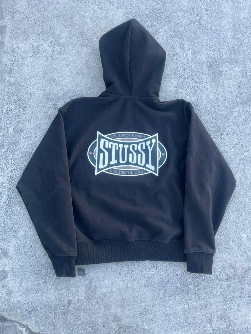 Stussy Champion oval zip hoodie Size US M / EU 48-50 / 2 - 2 Thumbnail