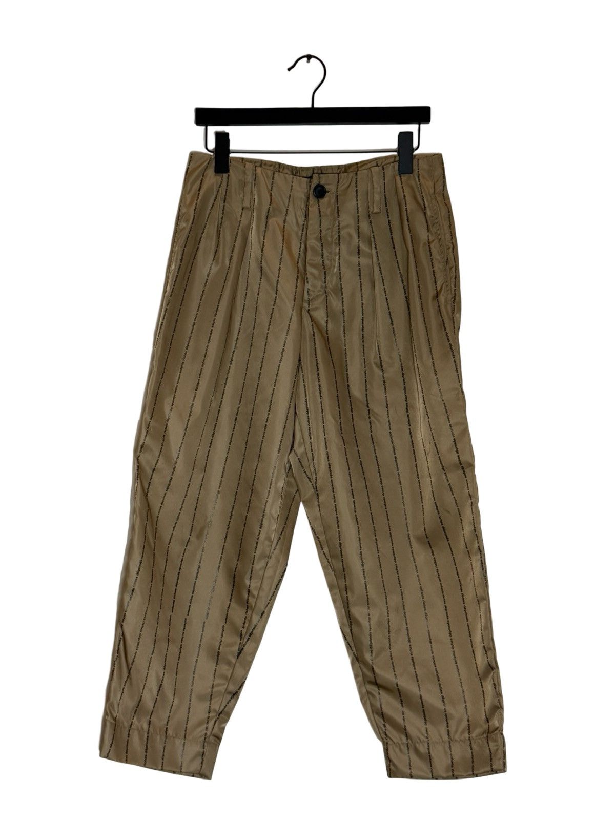 Enfants Riches Deprimes ERD Brown Nylon Logo Print Pants Size US 29 - 1 Thumbnail