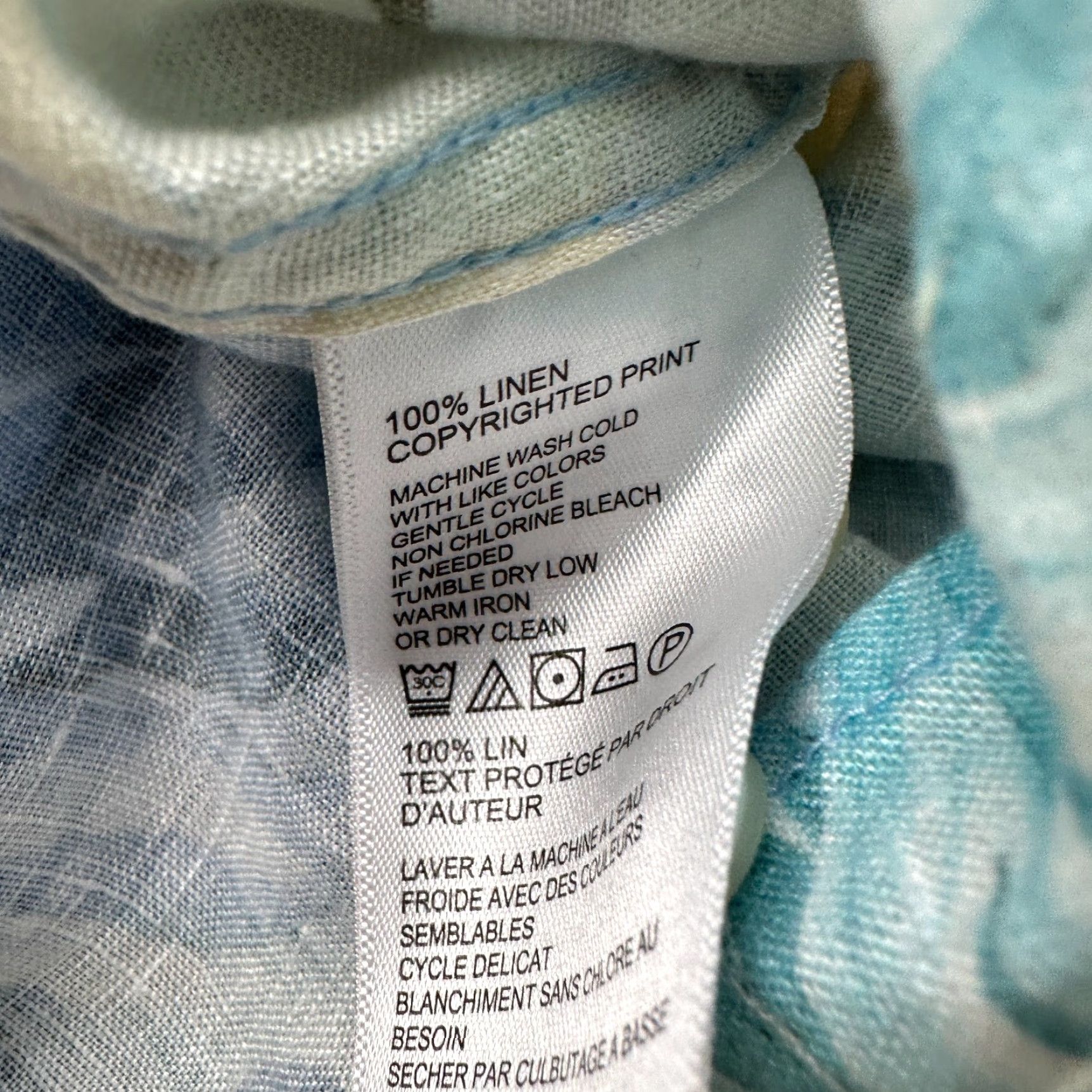 Tommy Bahama Tommy Bahama Shirt Mens Medium Blue Forte Del Marmi Italy All Over Print Size US M / EU 48-50 / 2 - 7 Thumbnail