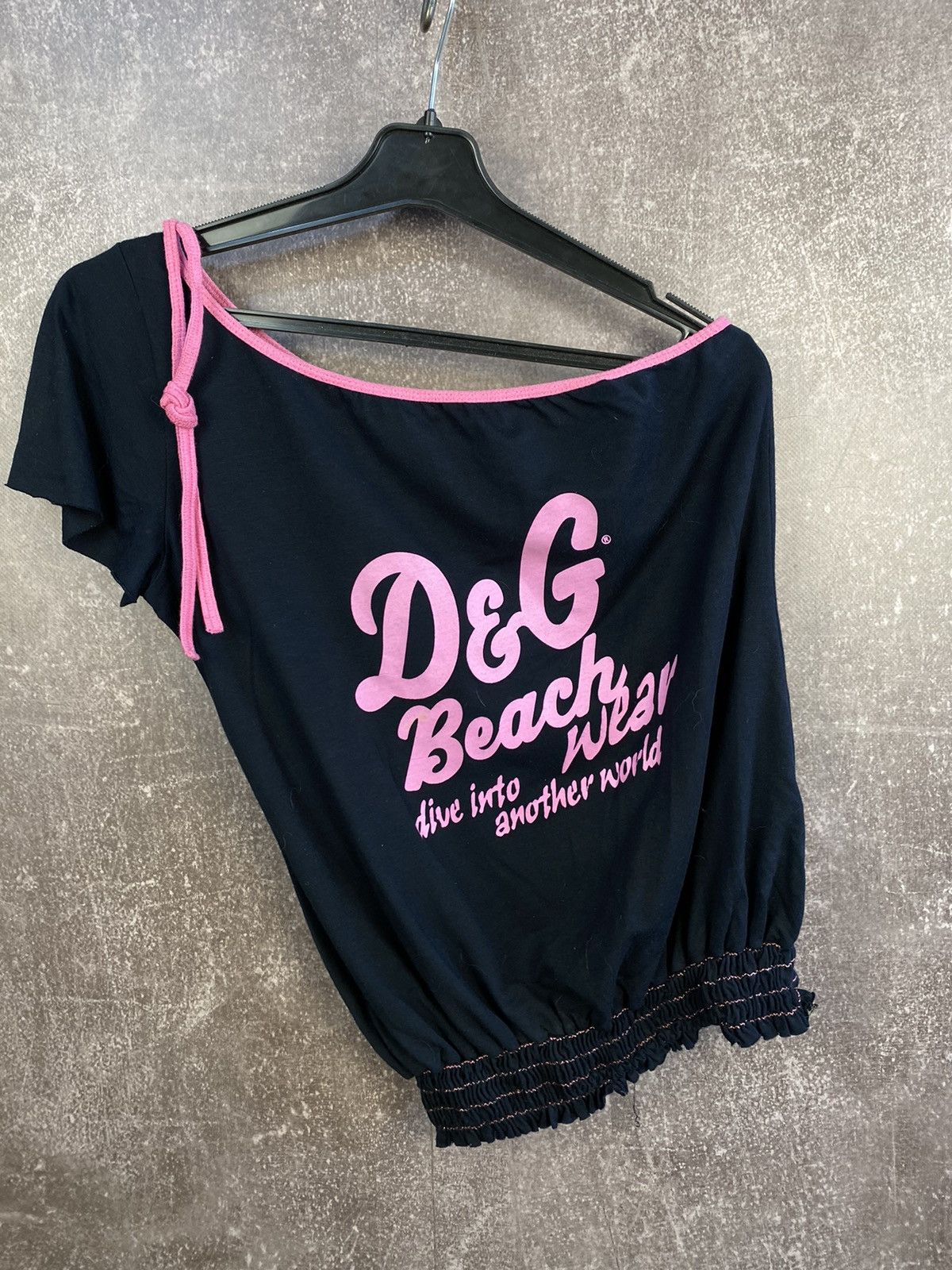 トップス D&G BEACHWEAR 2000s Pile Tank Top Dolce & Gabbana × Streetwear × Vintage D&G Dolce Gabbana 2000's