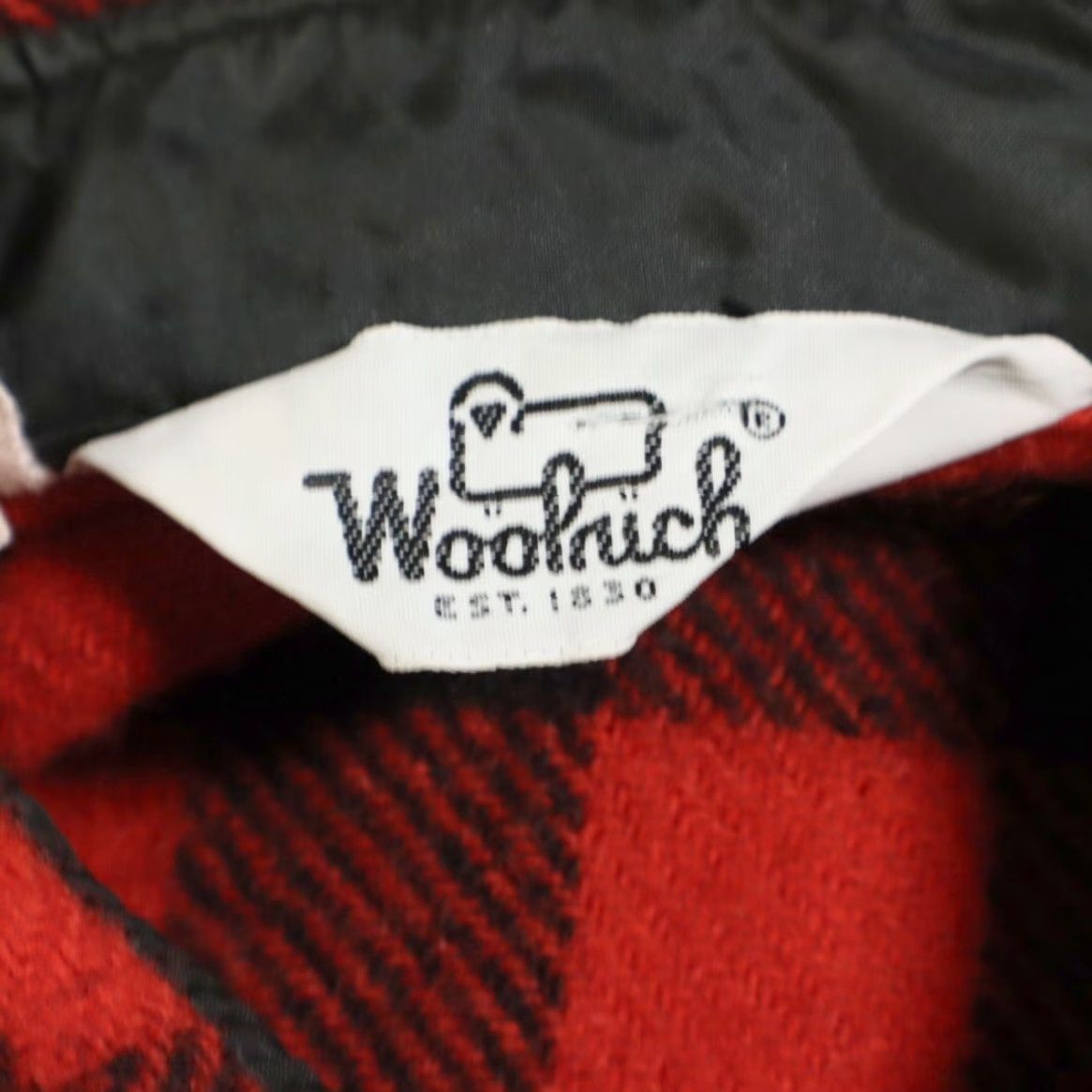 Vintage VTG Woolrich Heavy Mackinaw Wool Plaid Button Up Shirt Red Men's L Size US L / EU 52-54 / 3 - 5 Thumbnail