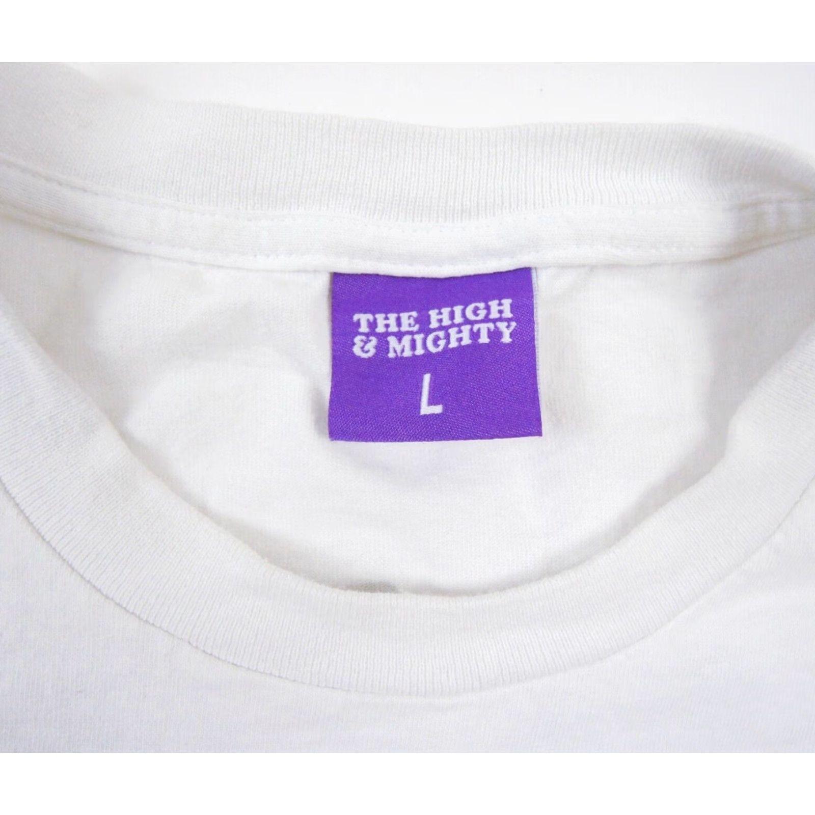Vintage VINTAGE The High & Mighty Shirt Mens Large White Crewneck Short Sleeve T-Shirt All Seasons Mens Size US L / EU 52-54 / 3 - 6 Thumbnail