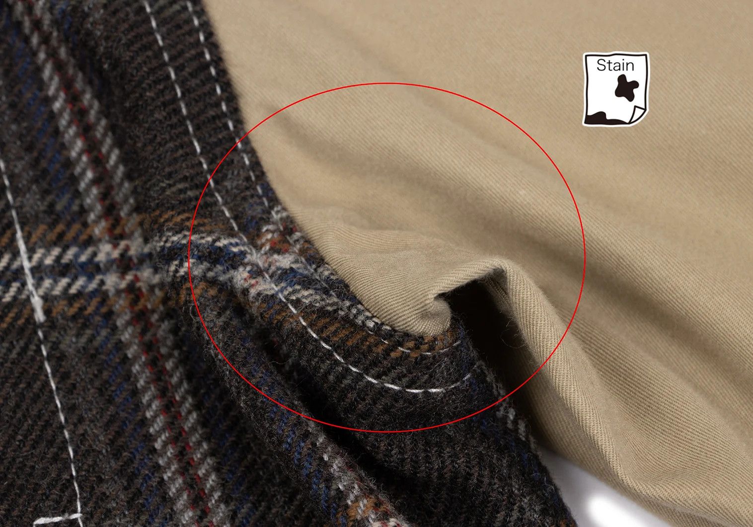 Junya Watanabe Checkered Corduroy Patchwork Zip Jacket in Brown Beige L Size US L / EU 52-54 / 3 - 5 Thumbnail