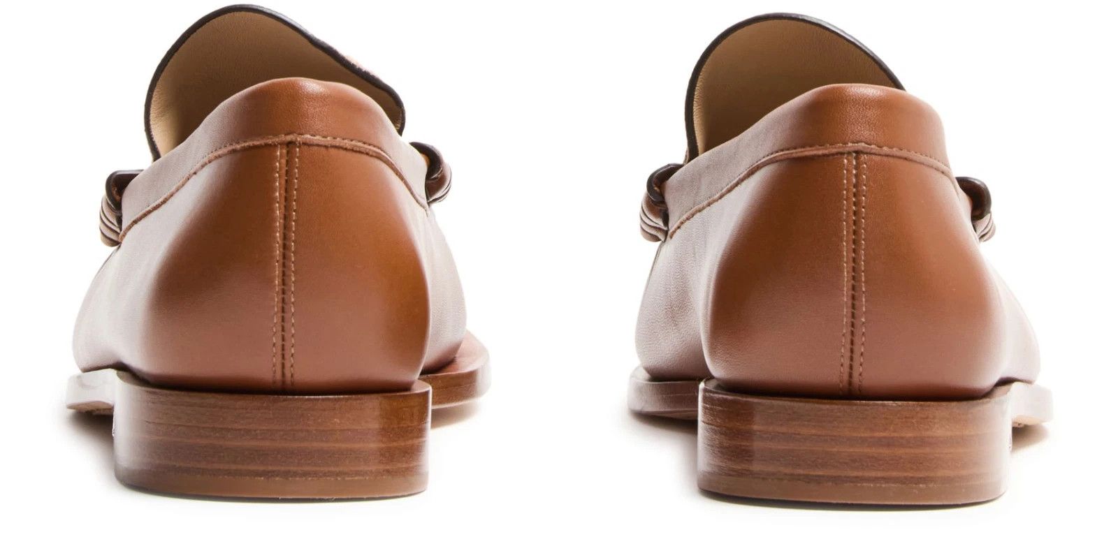 Max Mara MAX MARA Bimoc Brown Leather Loafers New & Authentic Size US 6 / IT 36 - 3 Thumbnail