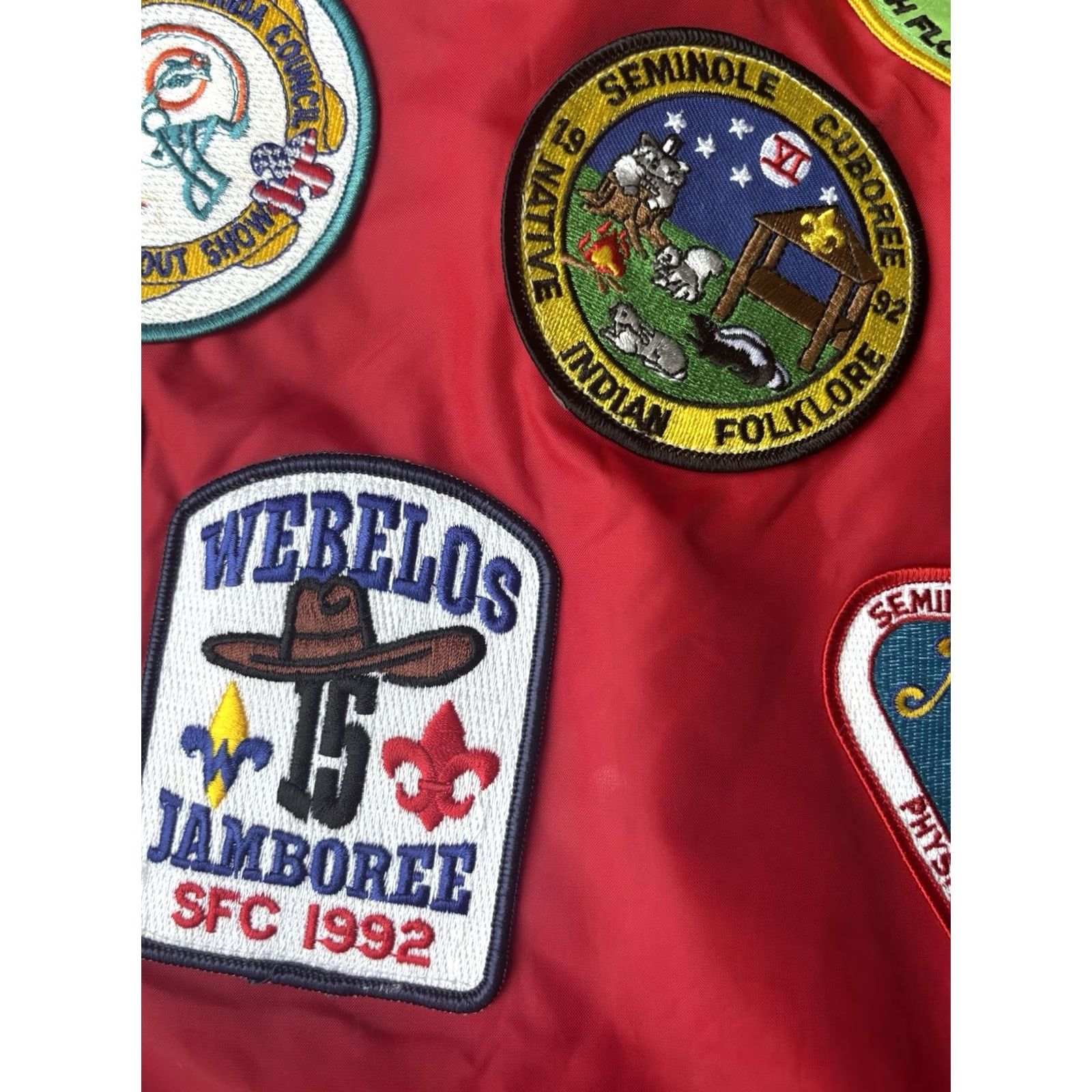 Vintage VINTAGE BSA Boy Scout South Florida Miami Jacket Small Patch Button Snap Windbreaker Size US S / EU 44-46 / 1 - 5 Thumbnail