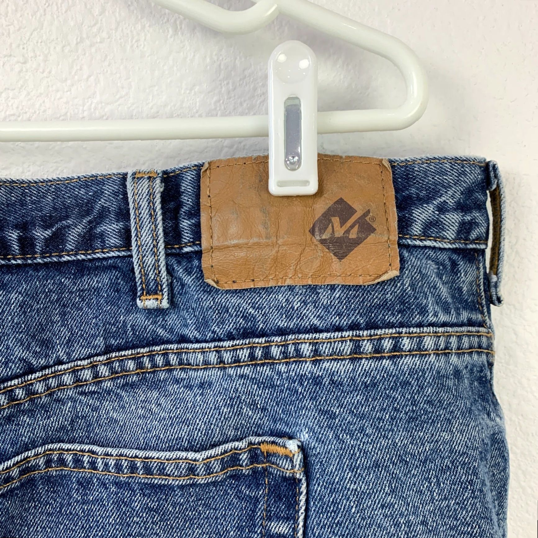 Vintage VINTAGE Member's Mark Jeans Men Big & Tall 44x32 Blue 100% Cotton Denim Button Zipper Relaxed Straight USA Fall Winter Season Mens Size US 44 / EU 60 - 6 Thumbnail