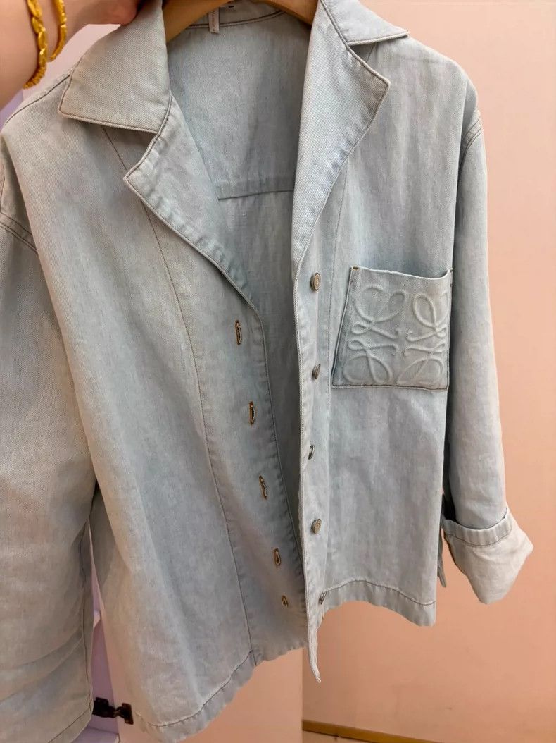 Loewe LOEWE denim jacket Size S / US 4 / IT 40 - 2 Thumbnail