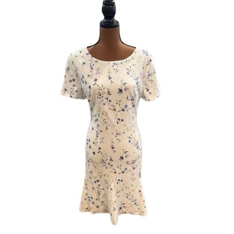 Lauren Ralph Lauren Lauren Ralph Lauren “Darris” Floral Short Sleeve Midi Dress Size XL / US 12-14 / IT 48-50 - 1 Thumbnail