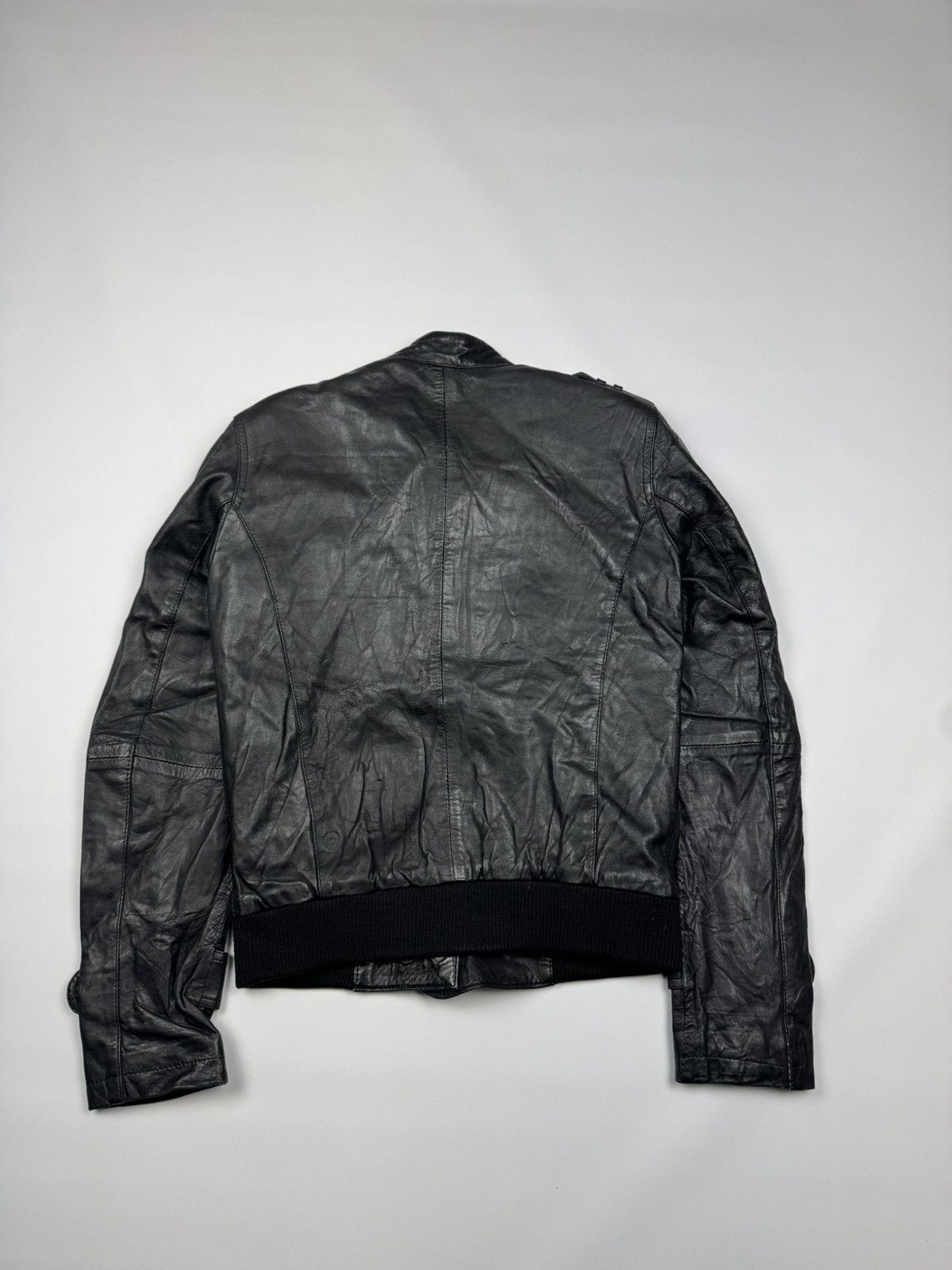 If Six Was Nine Vintage If Six Was Nine Style Woman's Biker Leather Jacket Size XS / US 0-2 / IT 36-38 - 14 Thumbnail