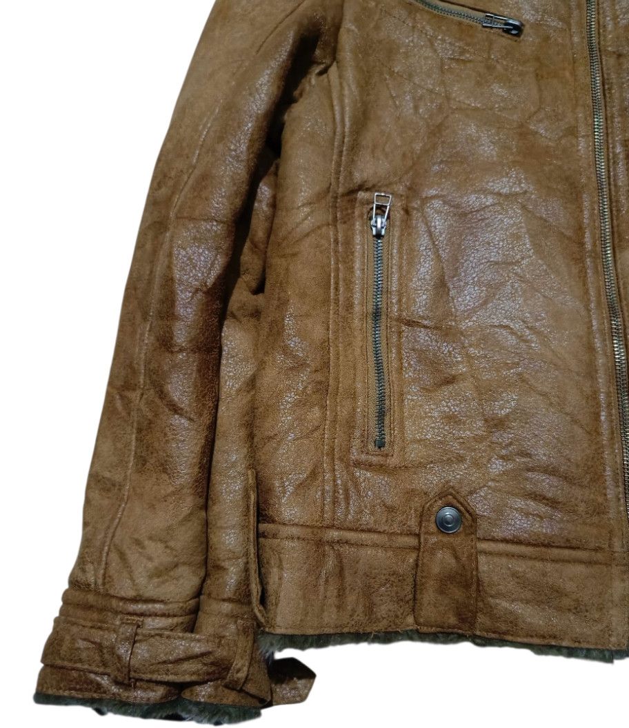 semanticdesign Semantic Design Leather Shearling Riders Jacket Size US M / EU 48-50 / 2 - 8 Thumbnail