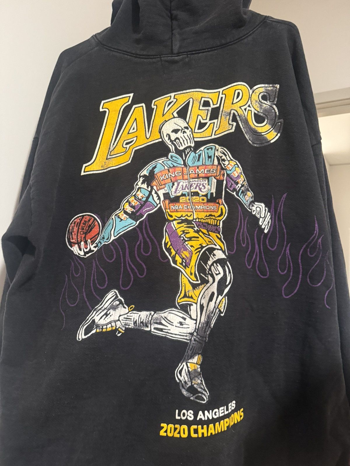 Warren lotas x Lakers 2020 champion hoodie lebron xxl