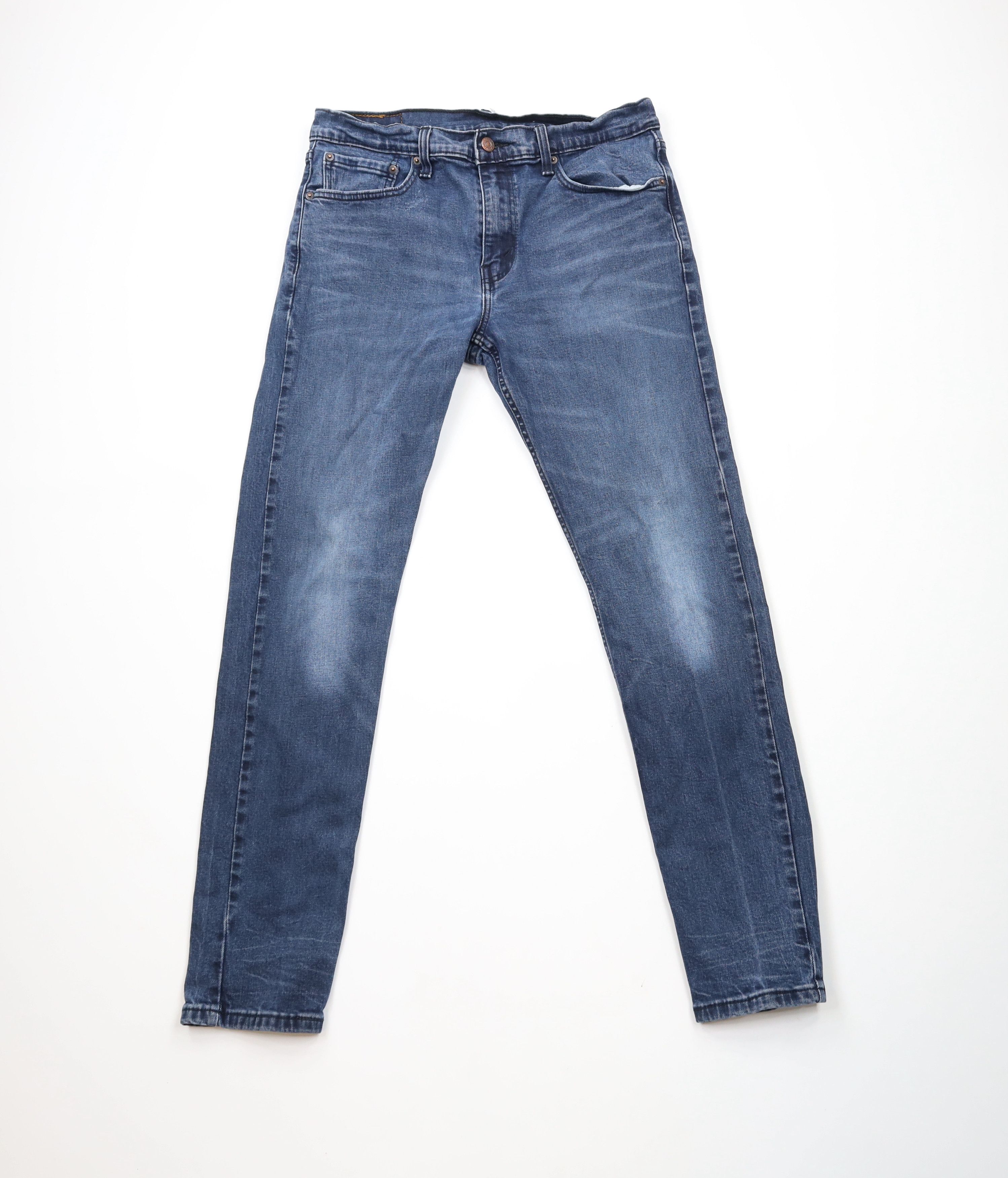 Levi's × Vintage Vintage Y2K Levis 512 Stretch Slim Fit Tapered Leg Jeans Size US 33 - 1 Thumbnail