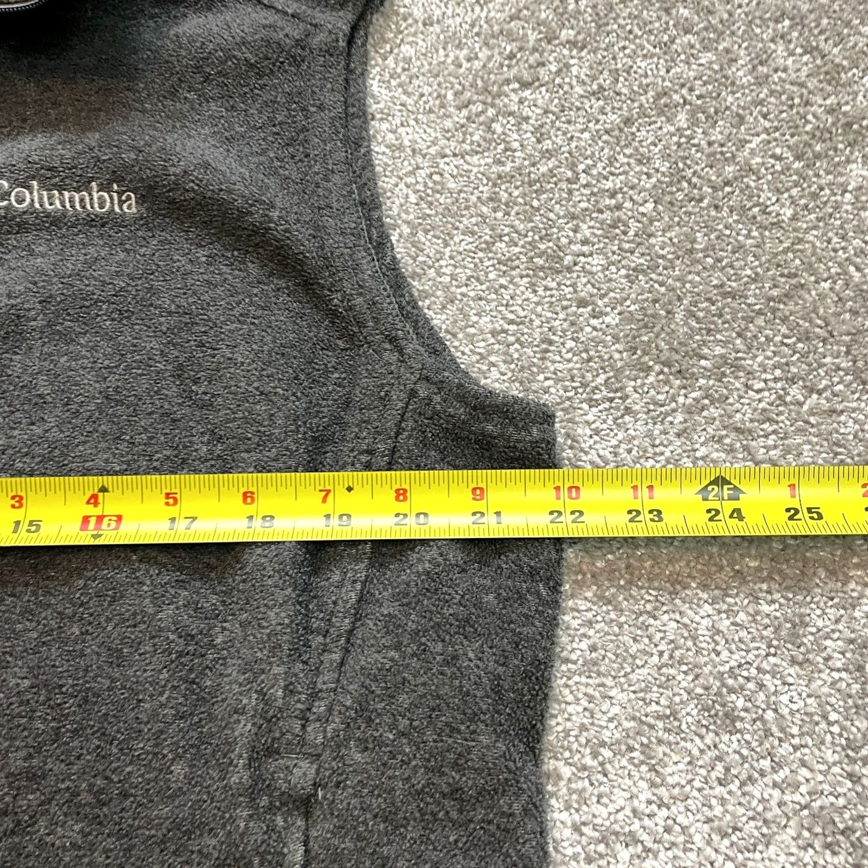Logo 7 Columbia Vest Jacket Mens Medium Gray Fleece Full Zip Logo Active Adult Size US M / EU 48-50 / 2 - 7 Thumbnail