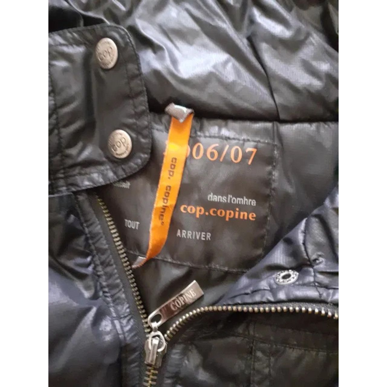 Cop Copine Cop Copine Black Hooded Coat Taille 38 Size S / US 4 / IT 40 - 2 Thumbnail