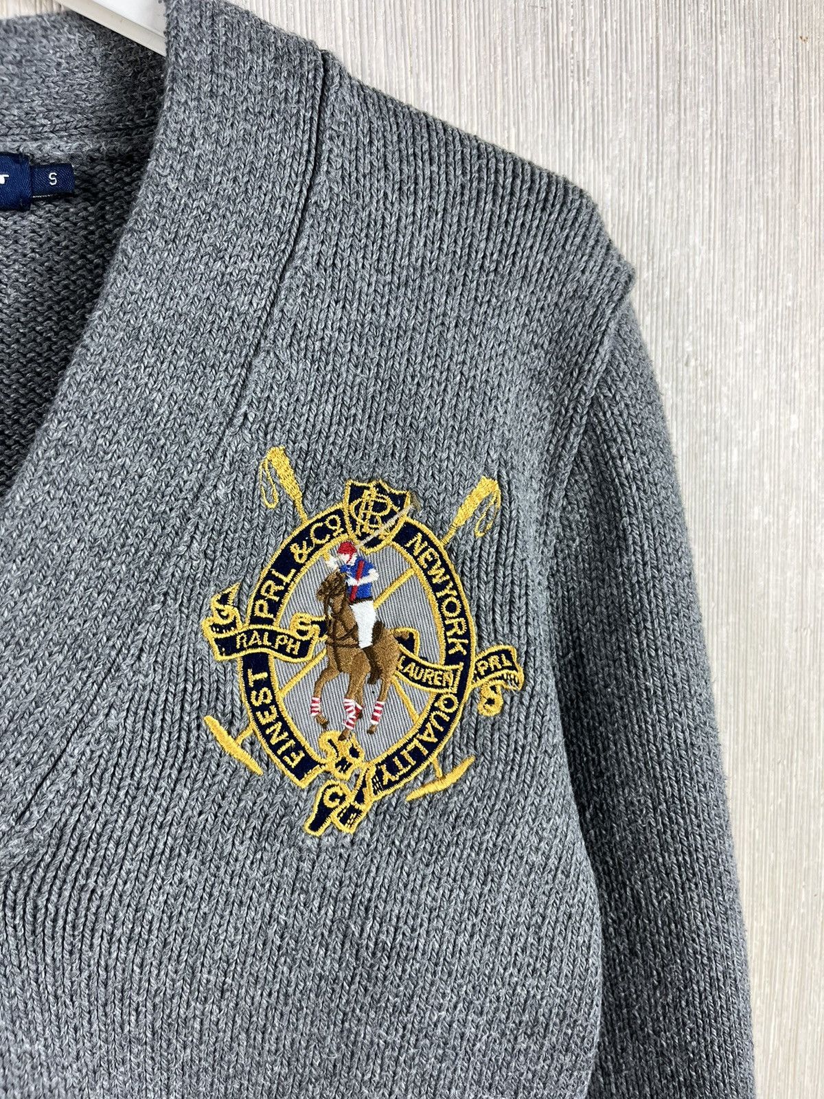 Polo Ralph Lauren × Ralph Lauren Sport × Vintage Vintage Polo Ralph Lauren sport big pony logo knit sweater Size S / US 4 / IT 40 - 7 Thumbnail